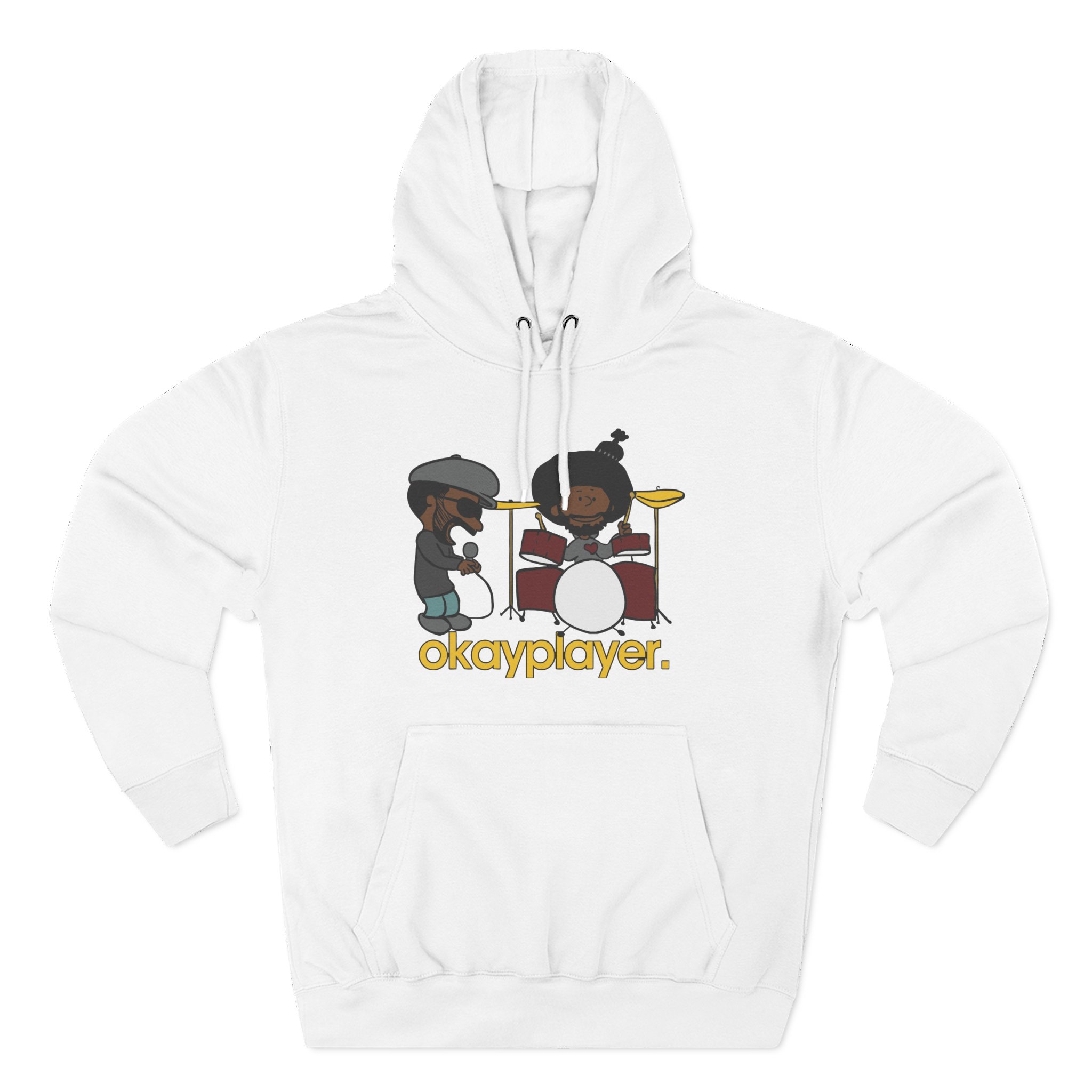 The Roots Black Thought & Questlove Okayplayer Three-Panel Fleece Hoodie