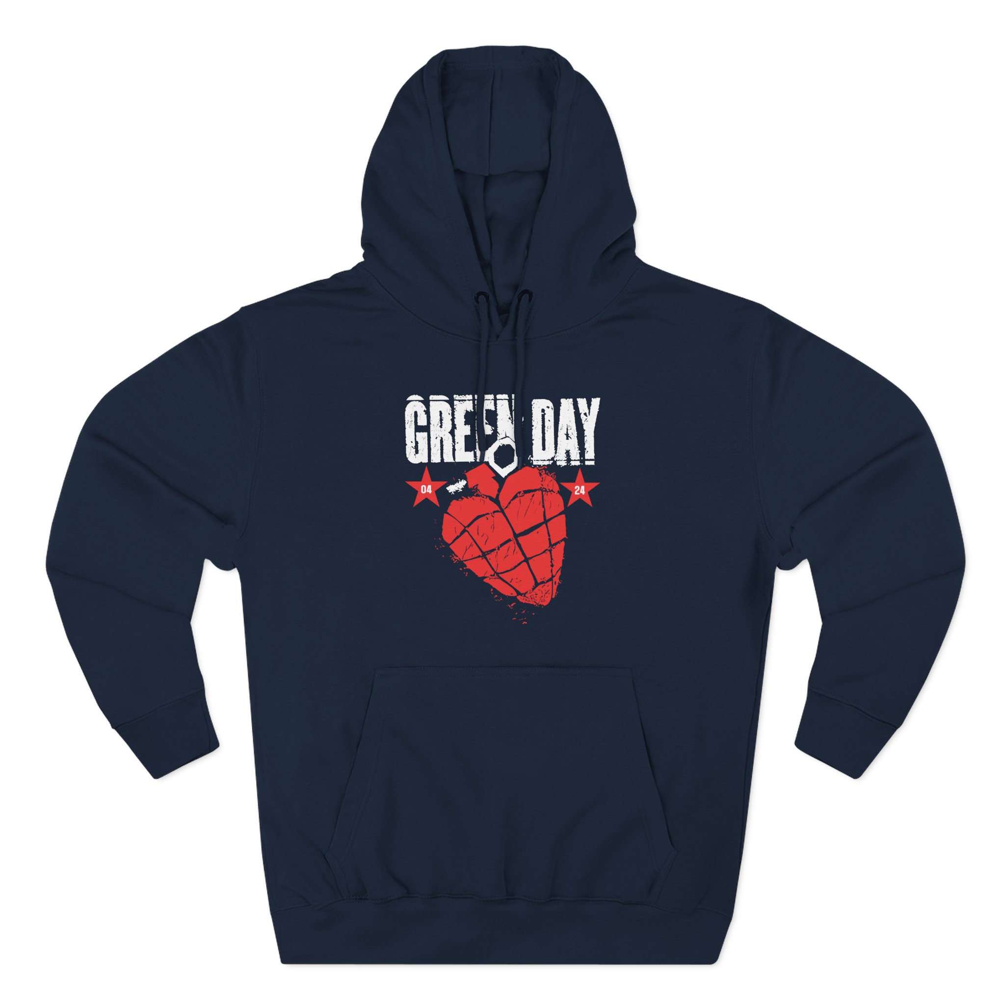 Green Day 20 Years of Idiot Three-Panel Fleece Hoodie