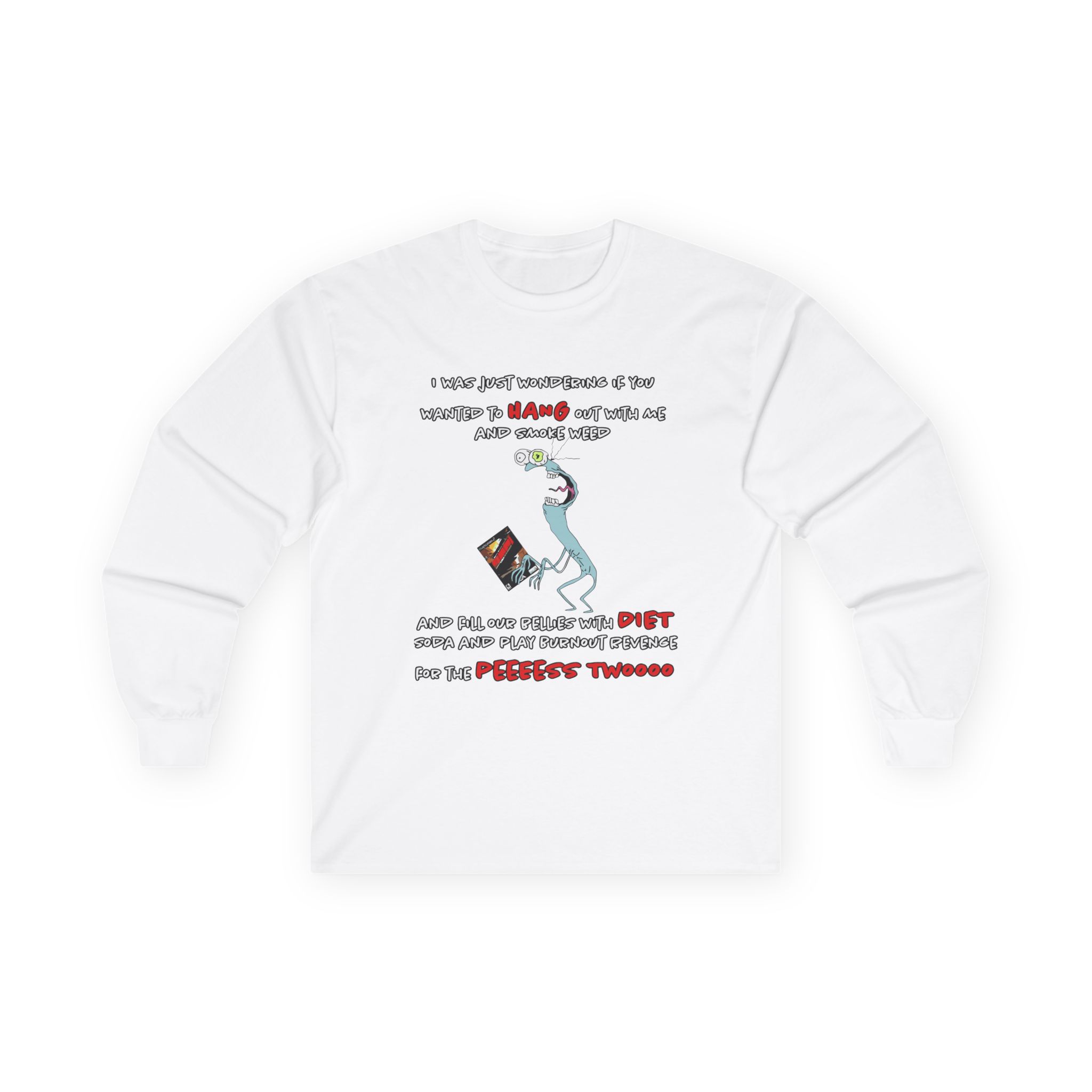 Mr. Landlord Smiling Friends I Was Just Wondering Unisex Ultra Cotton Long Sleeve Tee