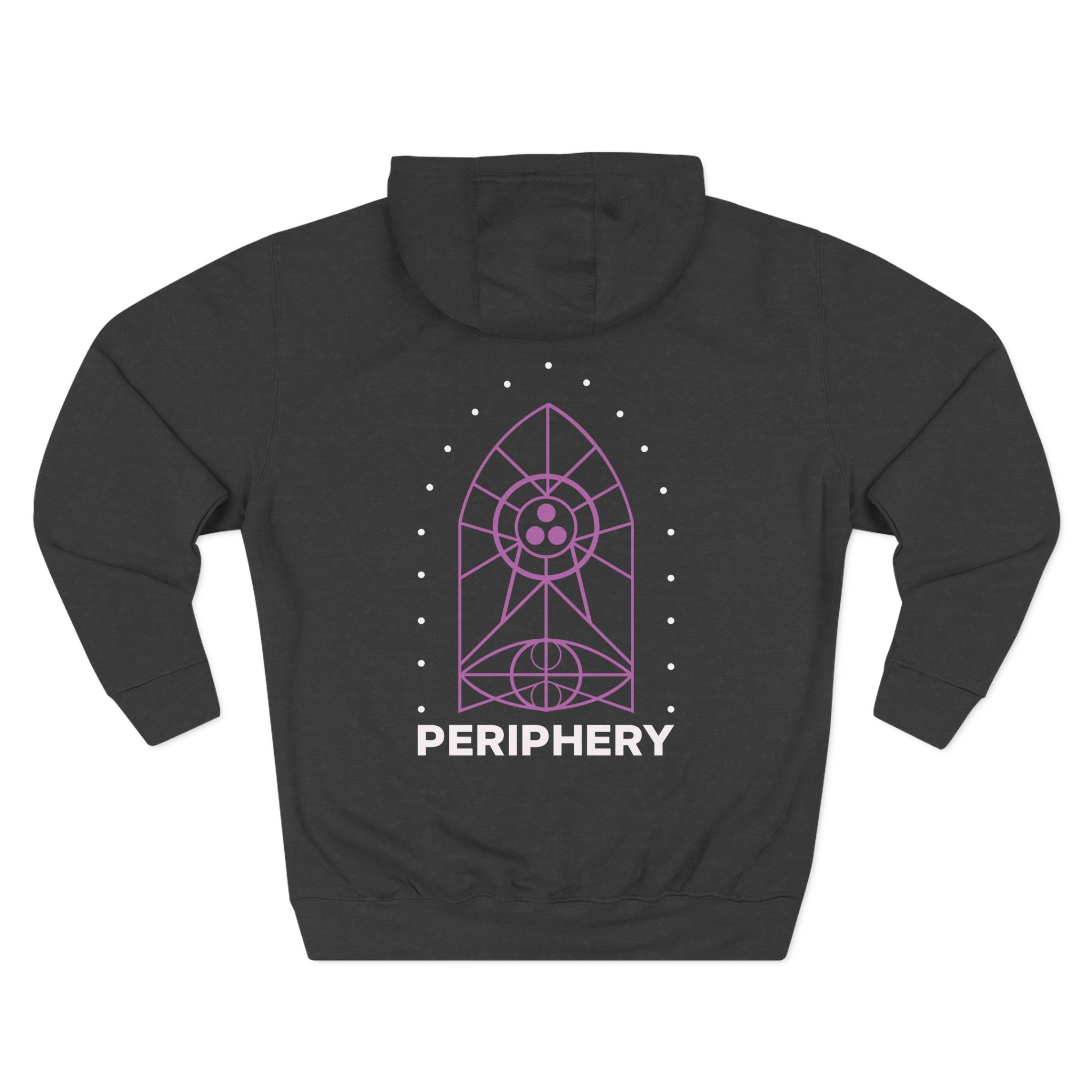 Periphery Crystal Wash Symbol Three-Panel Fleece Hoodie