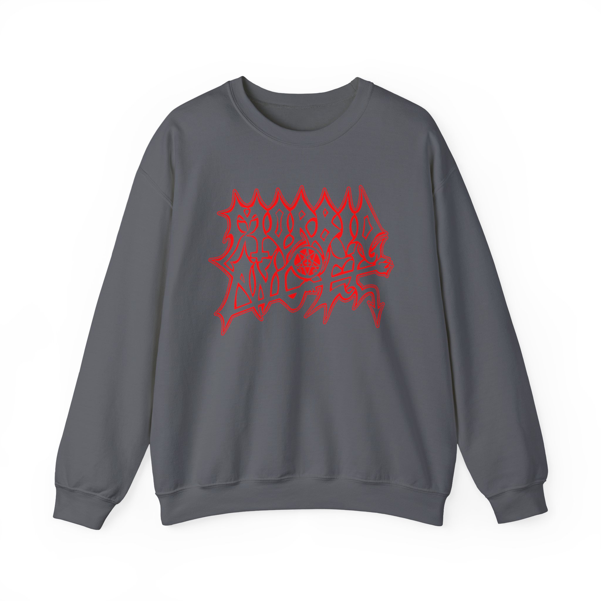 Morbid Angel Red Logo Unisex Heavy Blendâ„¢ Crewneck Sweatshirt