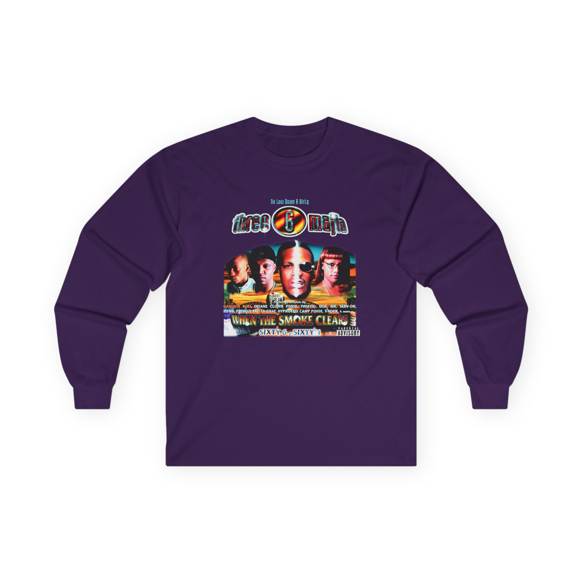 Three 6 Mafia When the Smoke Clears Unisex Ultra Cotton Long Sleeve Tee