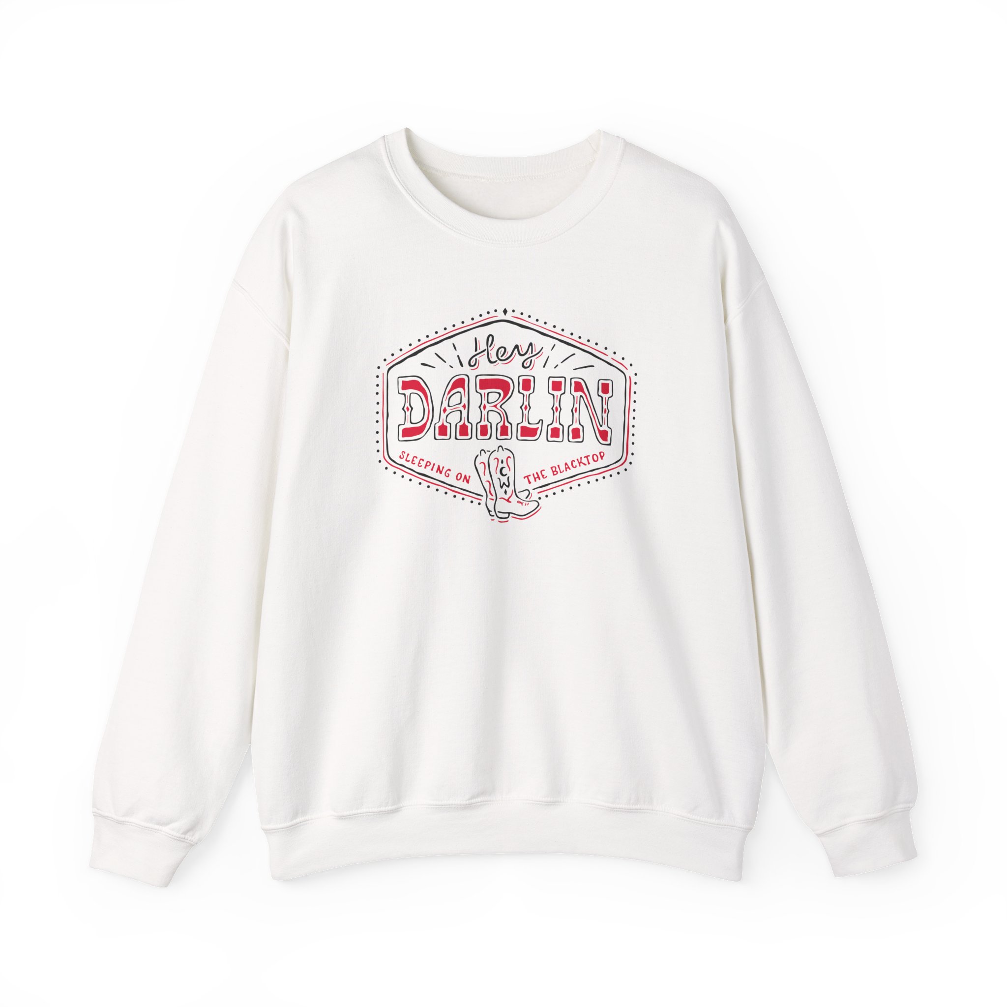 Colter Wall Hey Darlin Unisex Heavy Blendâ„¢ Crewneck Sweatshirt
