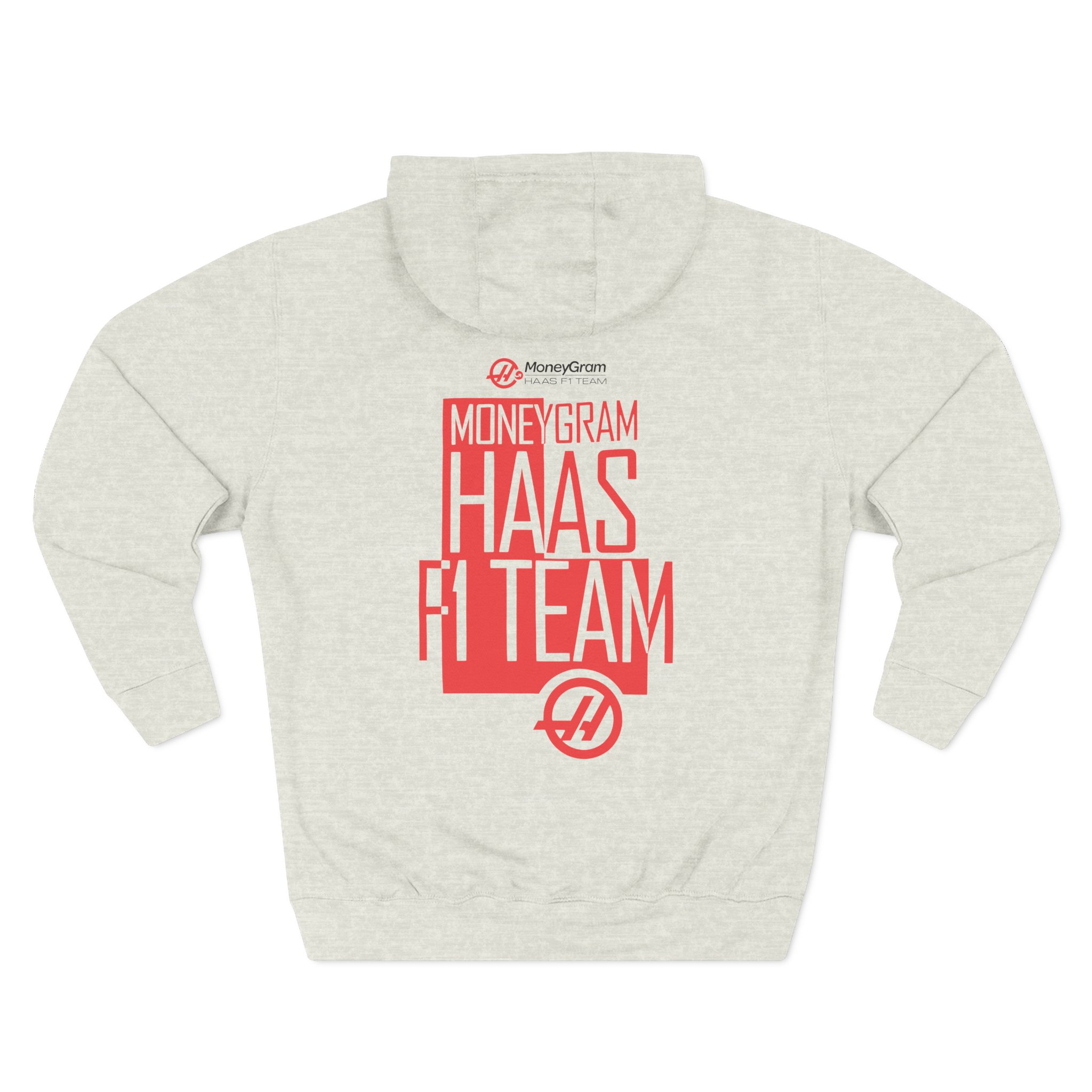 Haas F1 Color Block Three-Panel Fleece Hoodie