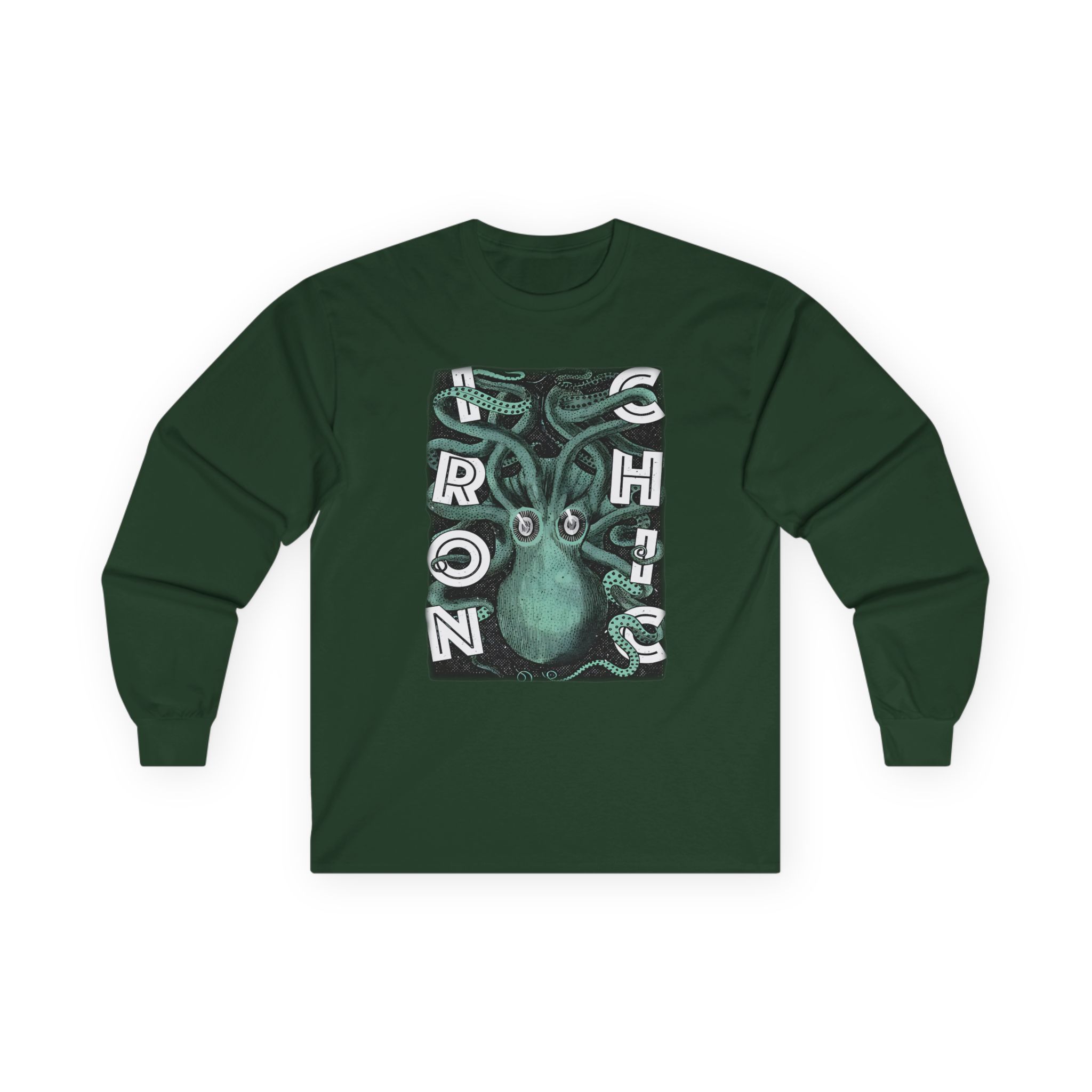 Iron Chic Octopus Unisex Ultra Cotton Long Sleeve Tee