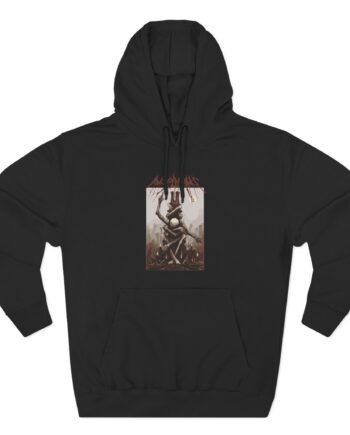 Angelmaker Exit Signs Three-Panel Fleece Hoodie