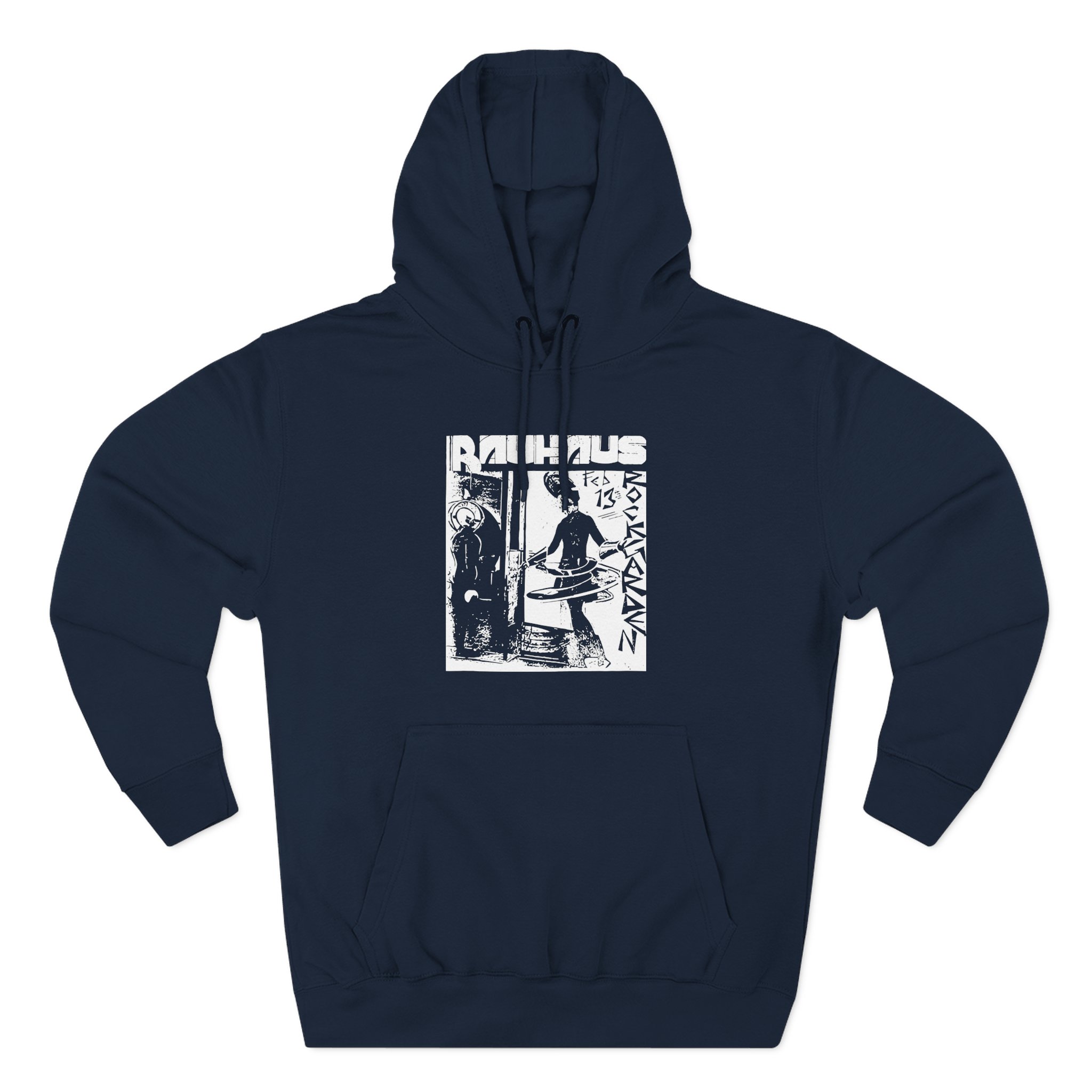 Bauhaus Three-Panel Fleece Hoodie
