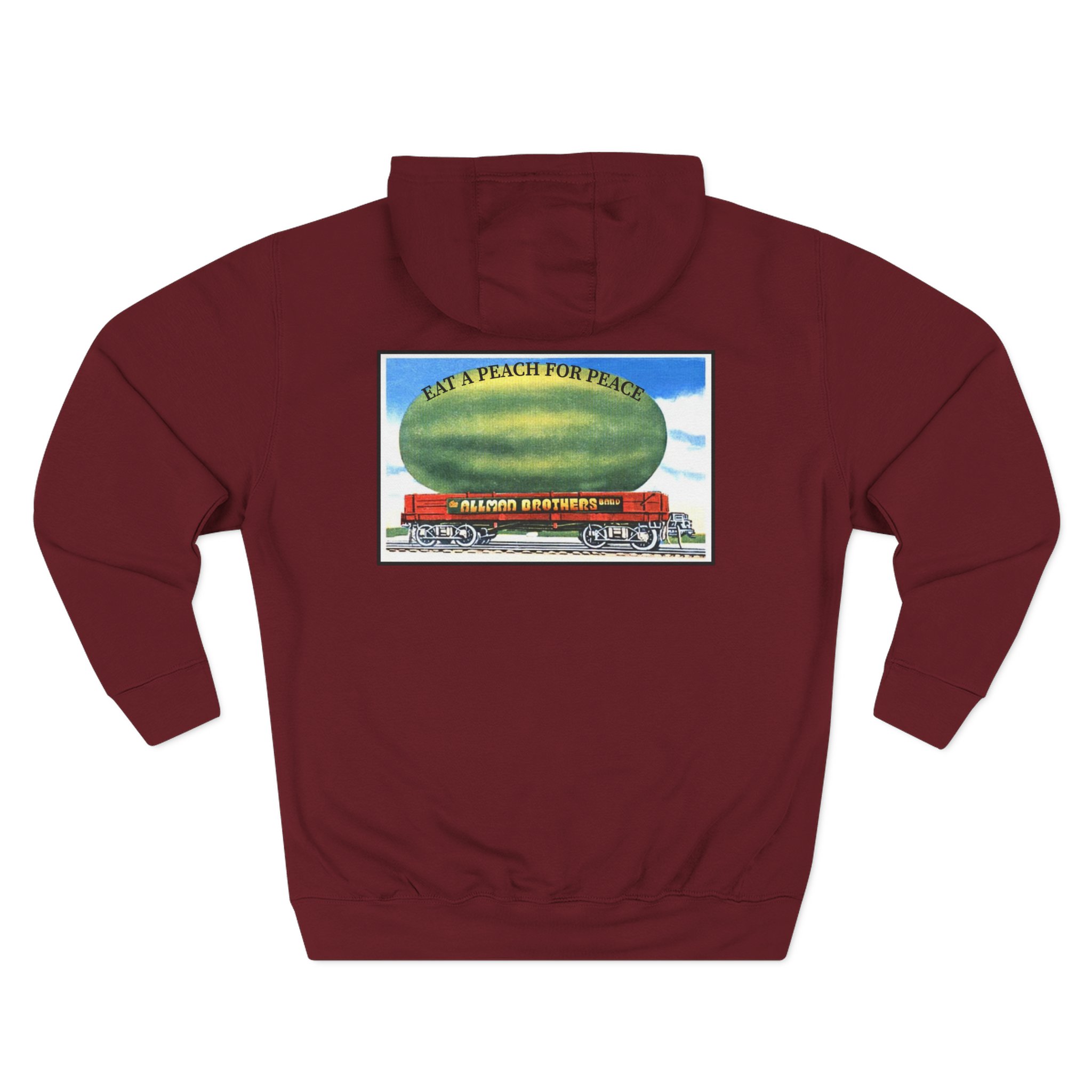 The Allman Brothers Eat a Peach Album Art Three-Panel Fleece Hoodie