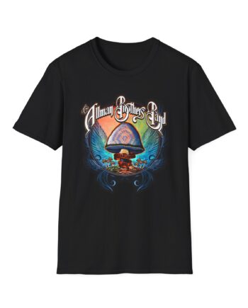 The Allman Brothers Psychedelic Mushroom Unisex Softstyle T-Shirt