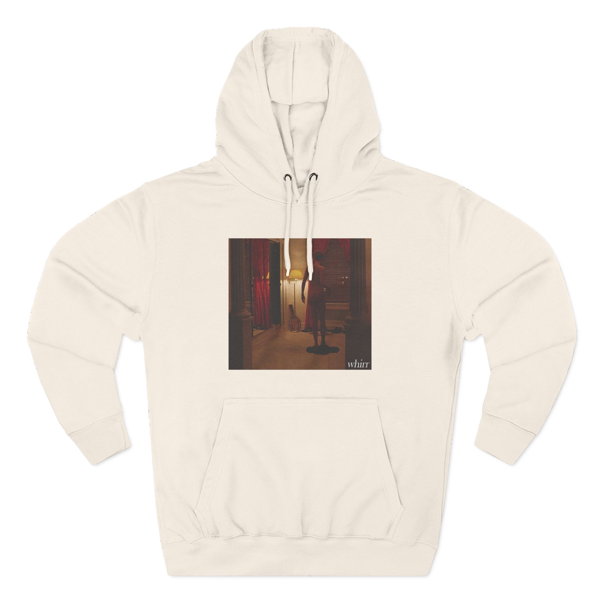 Whirr Distressor Cover Three-Panel Fleece Hoodie