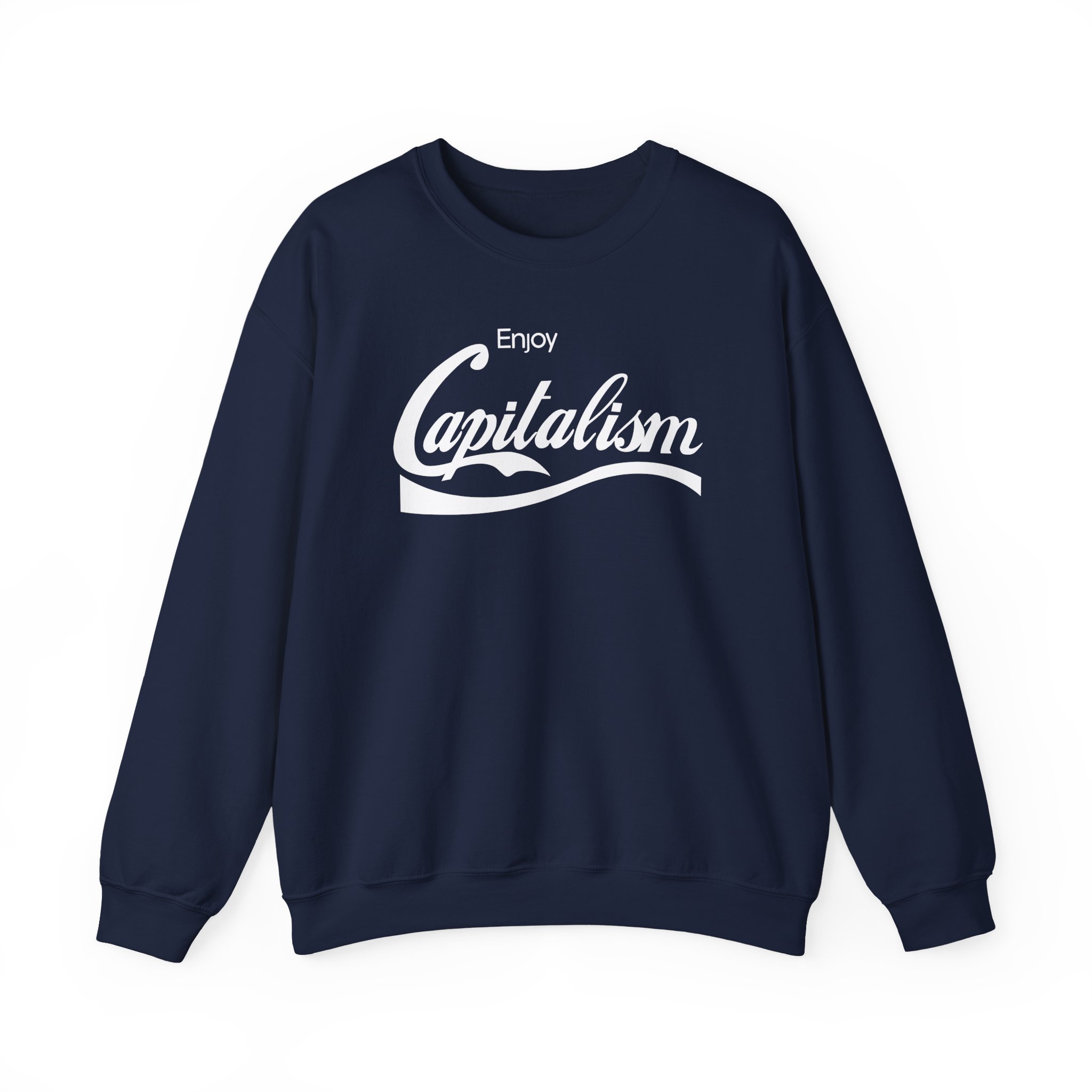 Valuetainment Enjoy Capitalism Unisex Heavy Blendâ„¢ Crewneck Sweatshirt