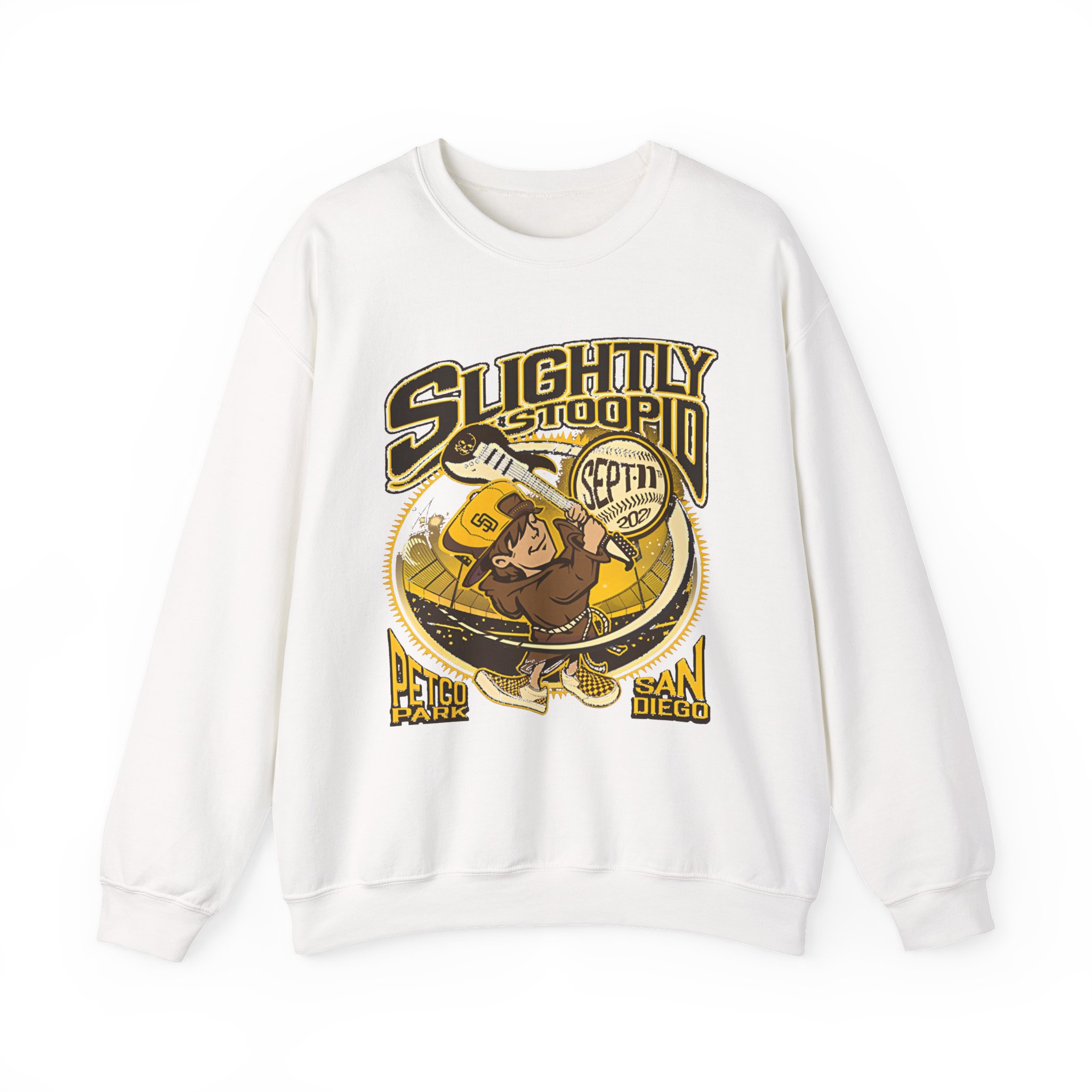 Slightly Stoopid San Diego 2021 Friar Unisex Heavy Blendâ„¢ Crewneck Sweatshirt