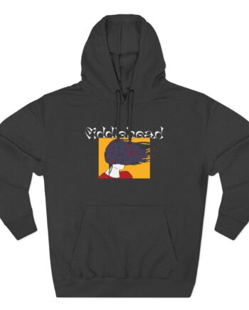 Fiddlehead Face Three-Panel Fleece Hoodie