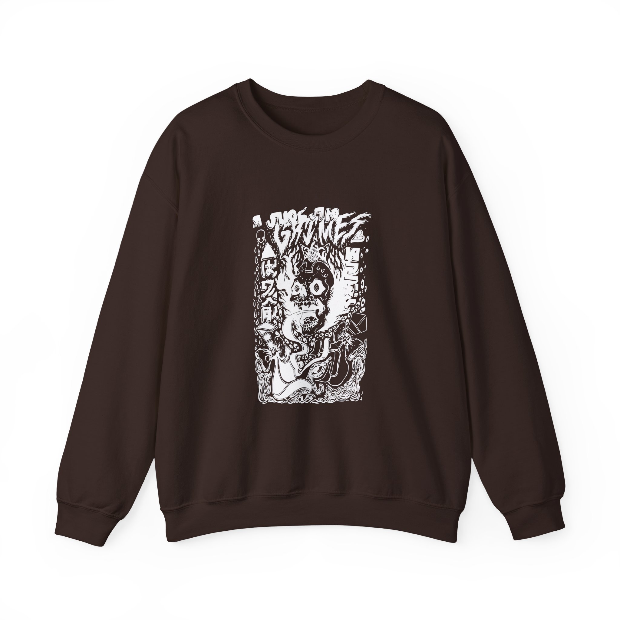 Grimes Vission Unisex Heavy Blend Crewneck Sweatshirt