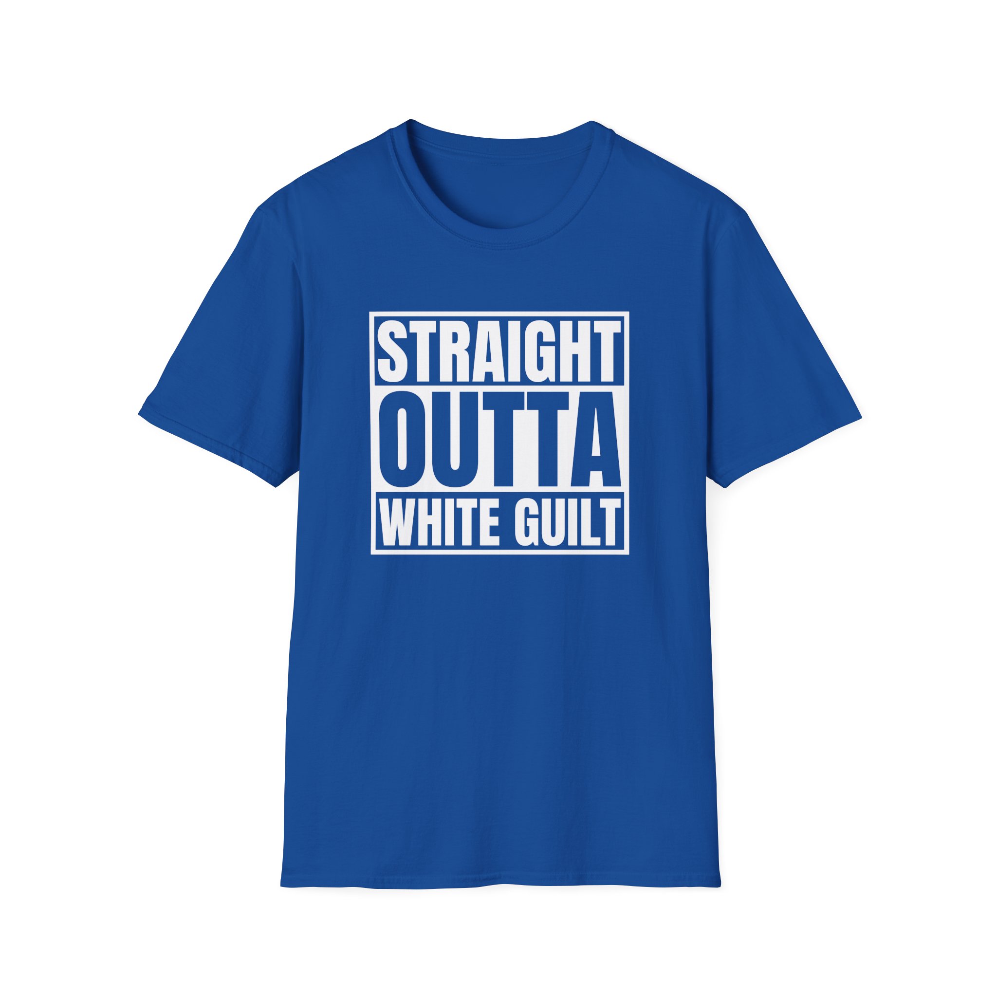Upchurch Straight Outta White Guilt Unisex Softstyle T-Shirt