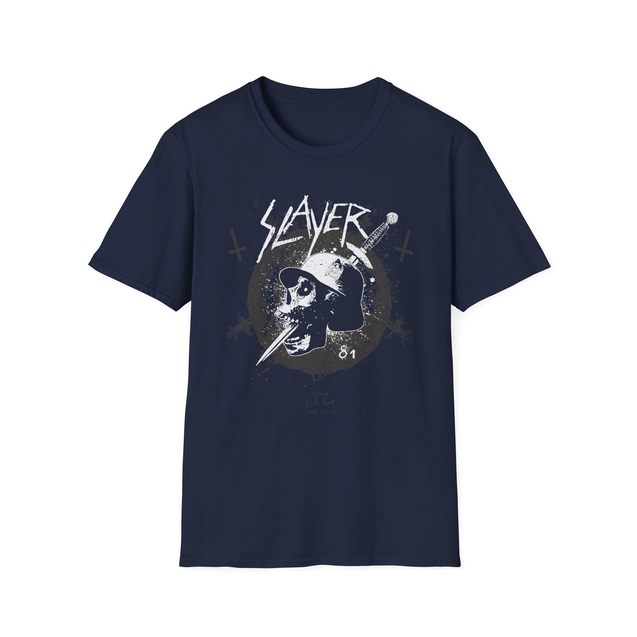 Slayer World Painted Blood Dagger Unisex Softstyle T-Shirt