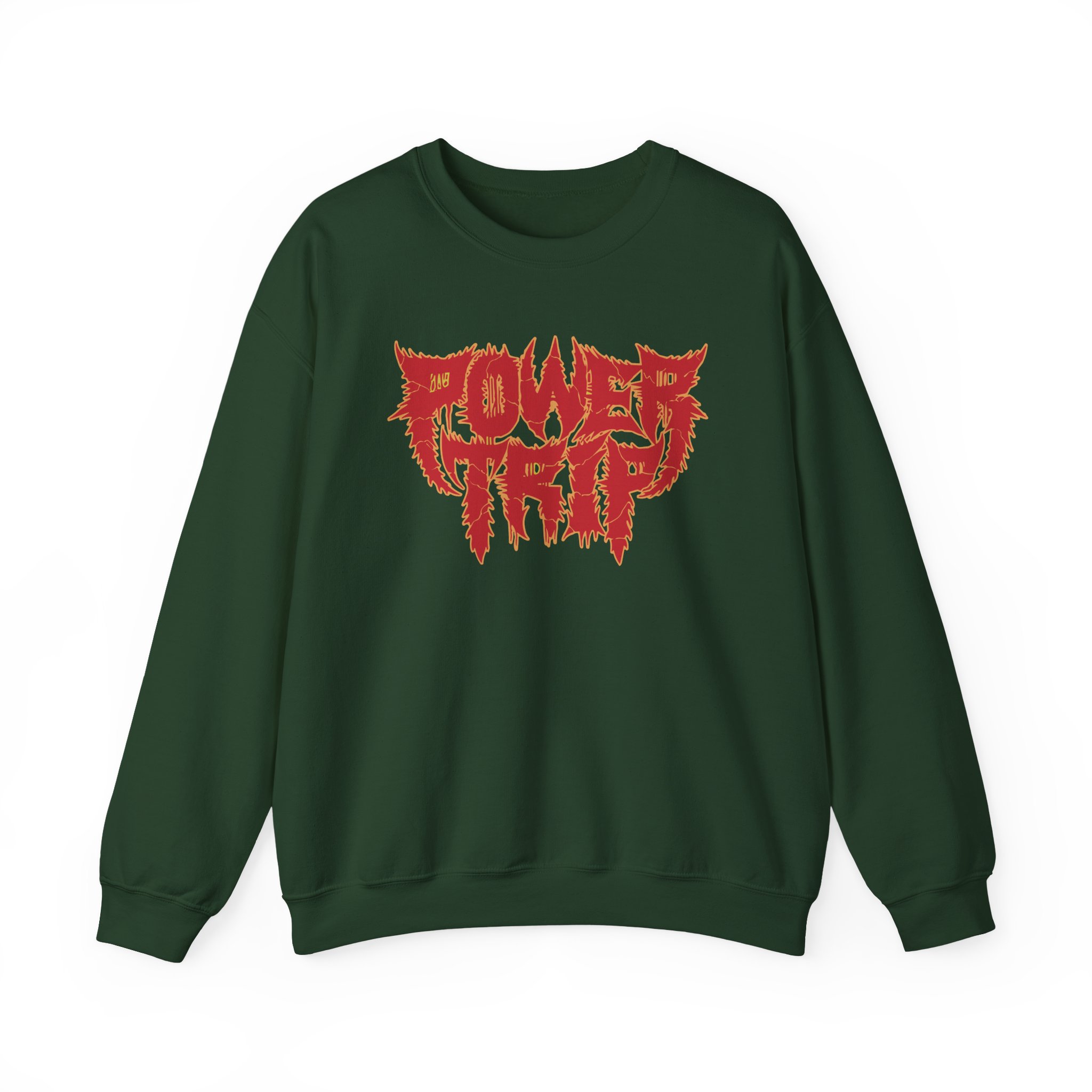 Power Trip Spikey Snake Unisex Heavy Blendâ„¢ Crewneck Sweatshirt