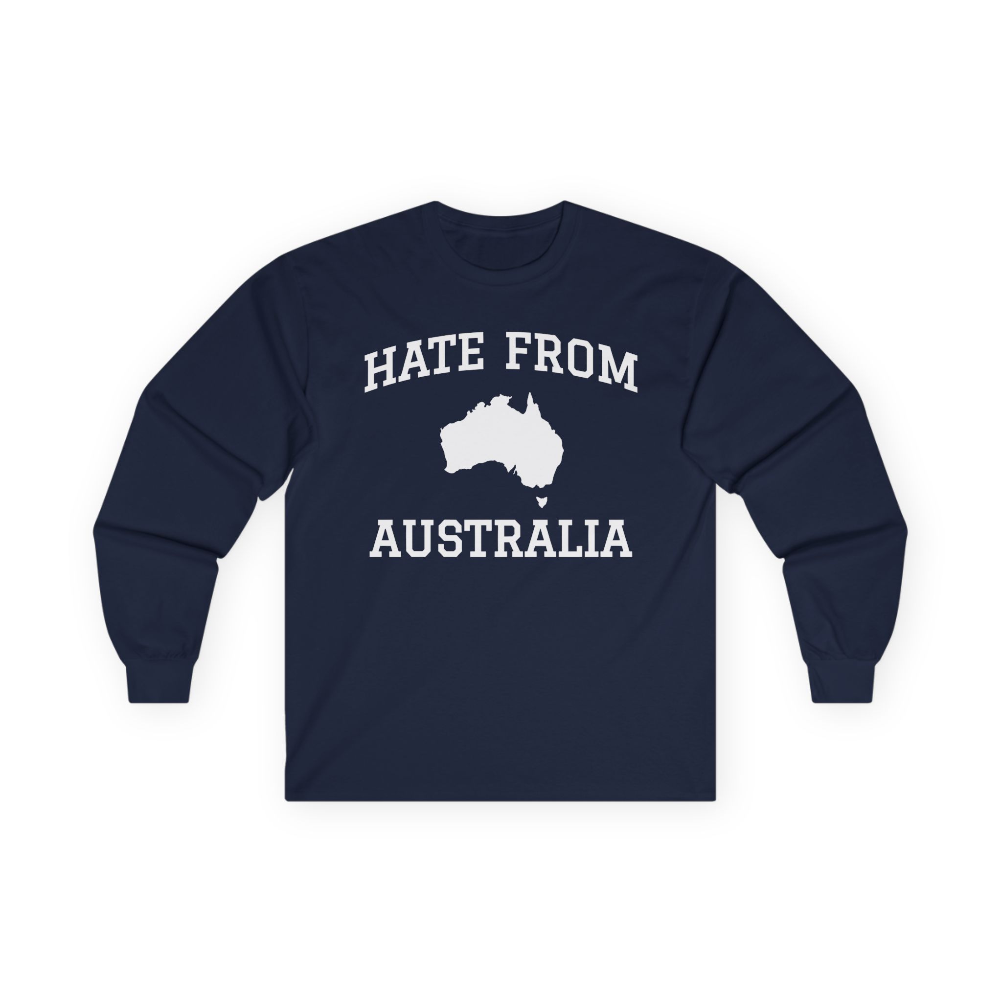 Ymh Hate From Australia Unisex Ultra Cotton Long Sleeve Tee
