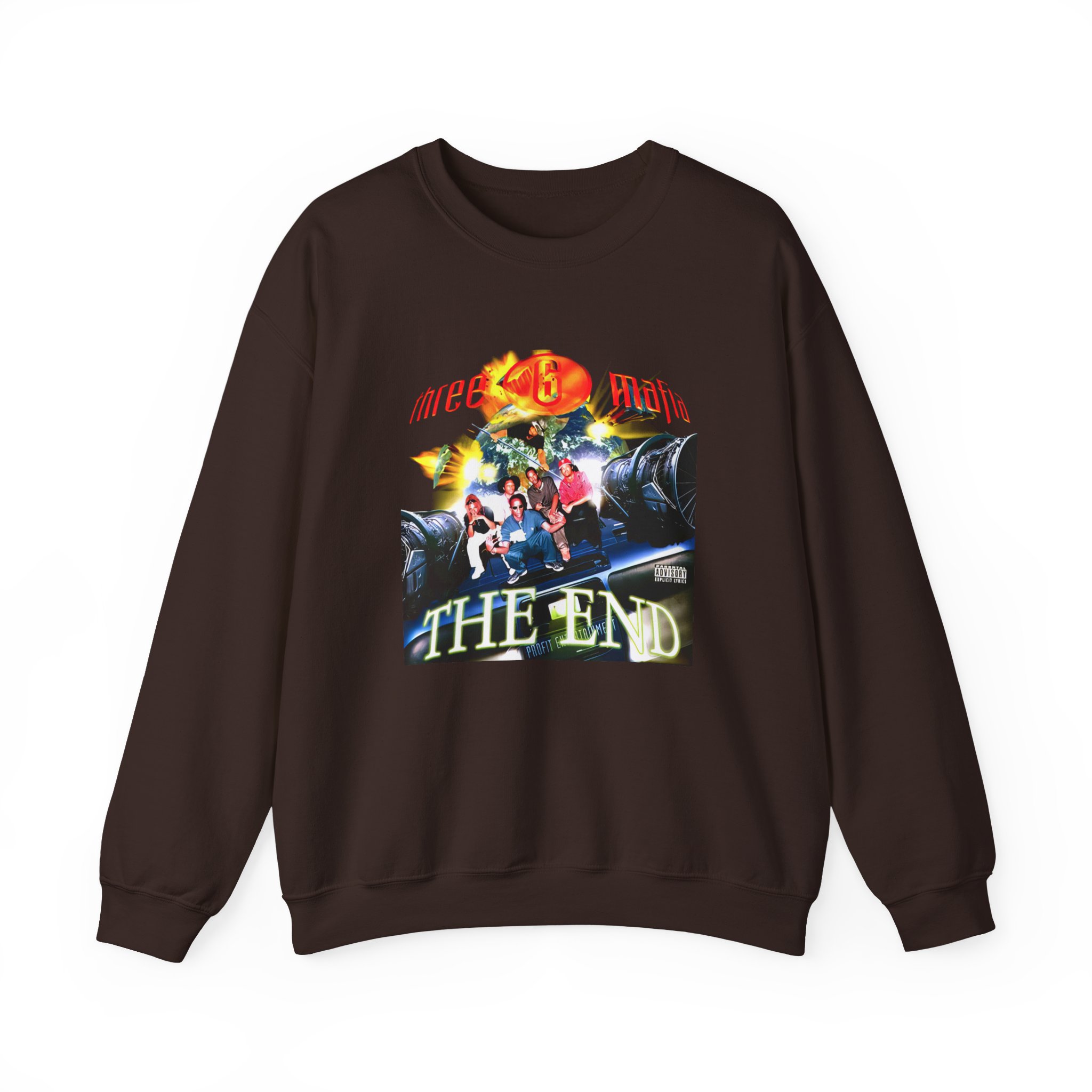 Three 6 Mafia the End Unisex Heavy Blendâ„¢ Crewneck Sweatshirt