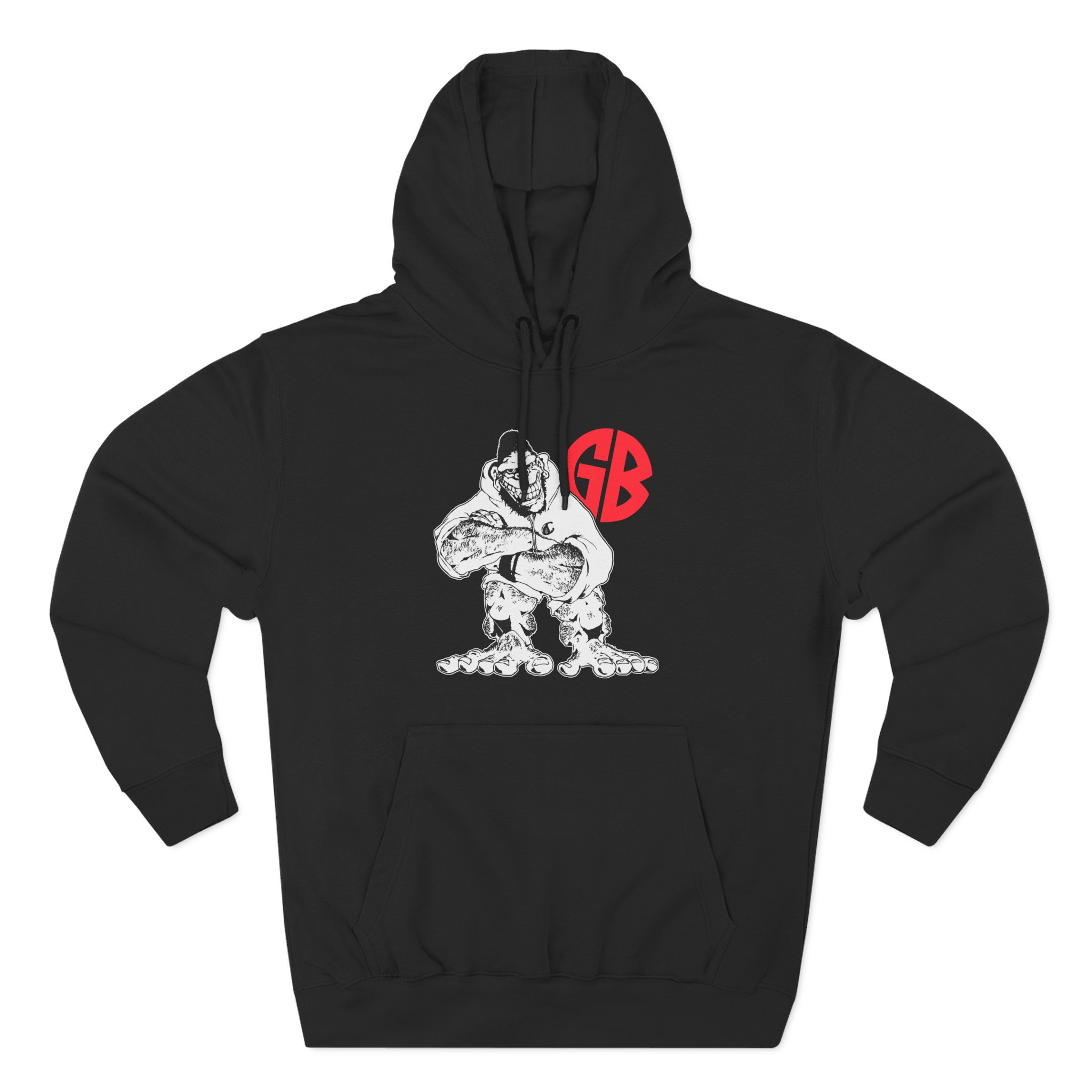Gorilla Biscuits Big Gorilla Three-Panel Fleece Hoodie