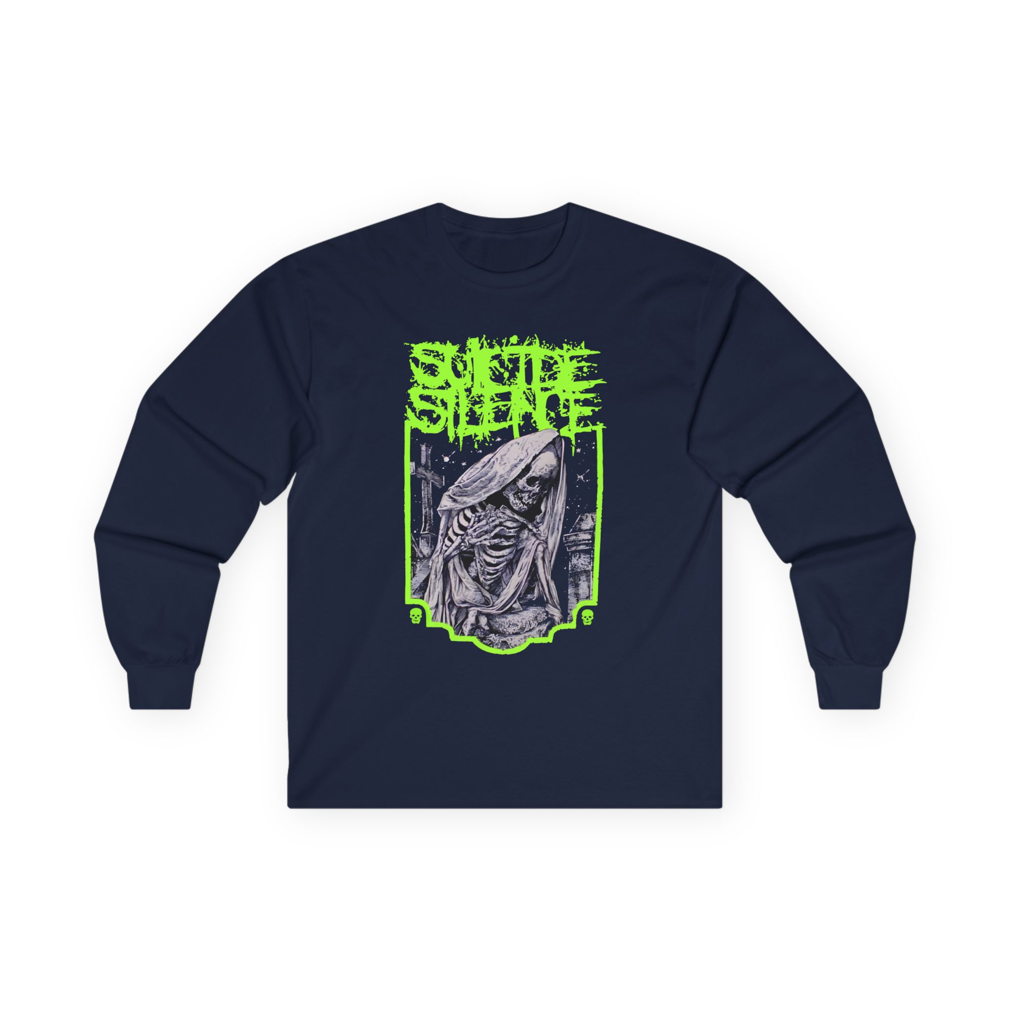 Suicide Silence Unanswered Neon Unisex Ultra Cotton Long Sleeve Tee