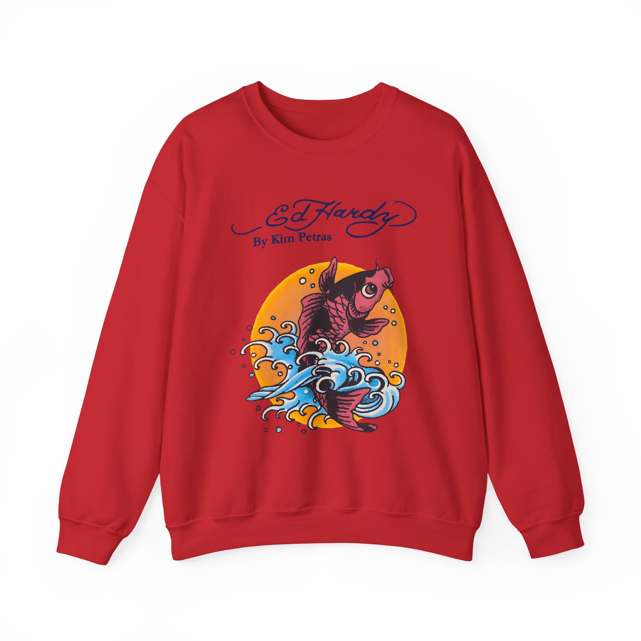 Kim Petras Koi Fish Unisex Heavy Blendâ„¢ Crewneck Sweatshirt