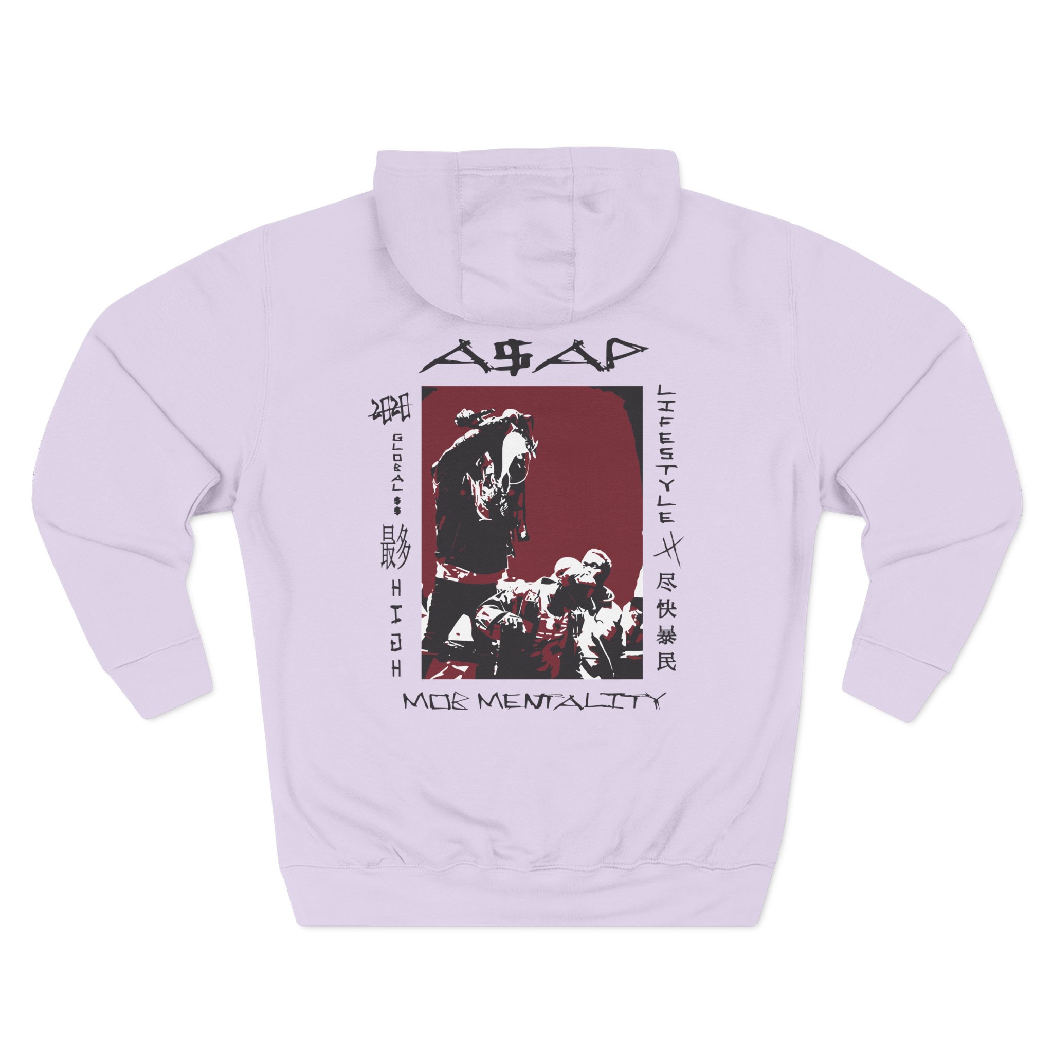 Asap Mob Mentality Three-Panel Fleece Hoodie