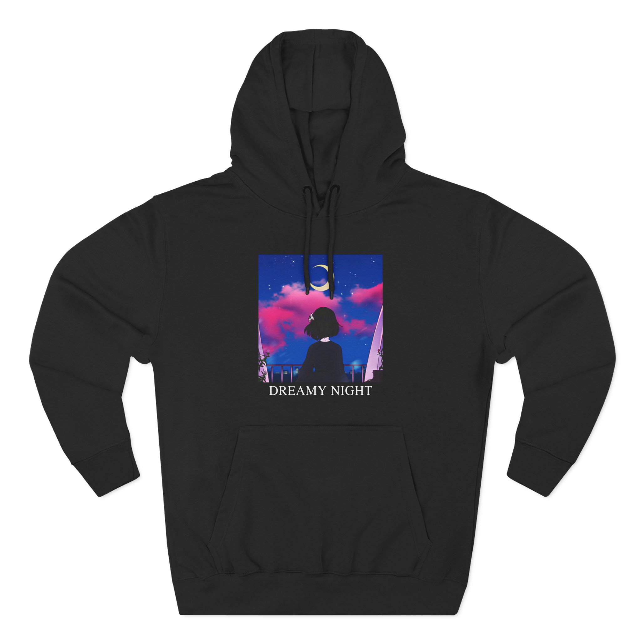 Lilypichu Dreamy Night Three-Panel Fleece Hoodie