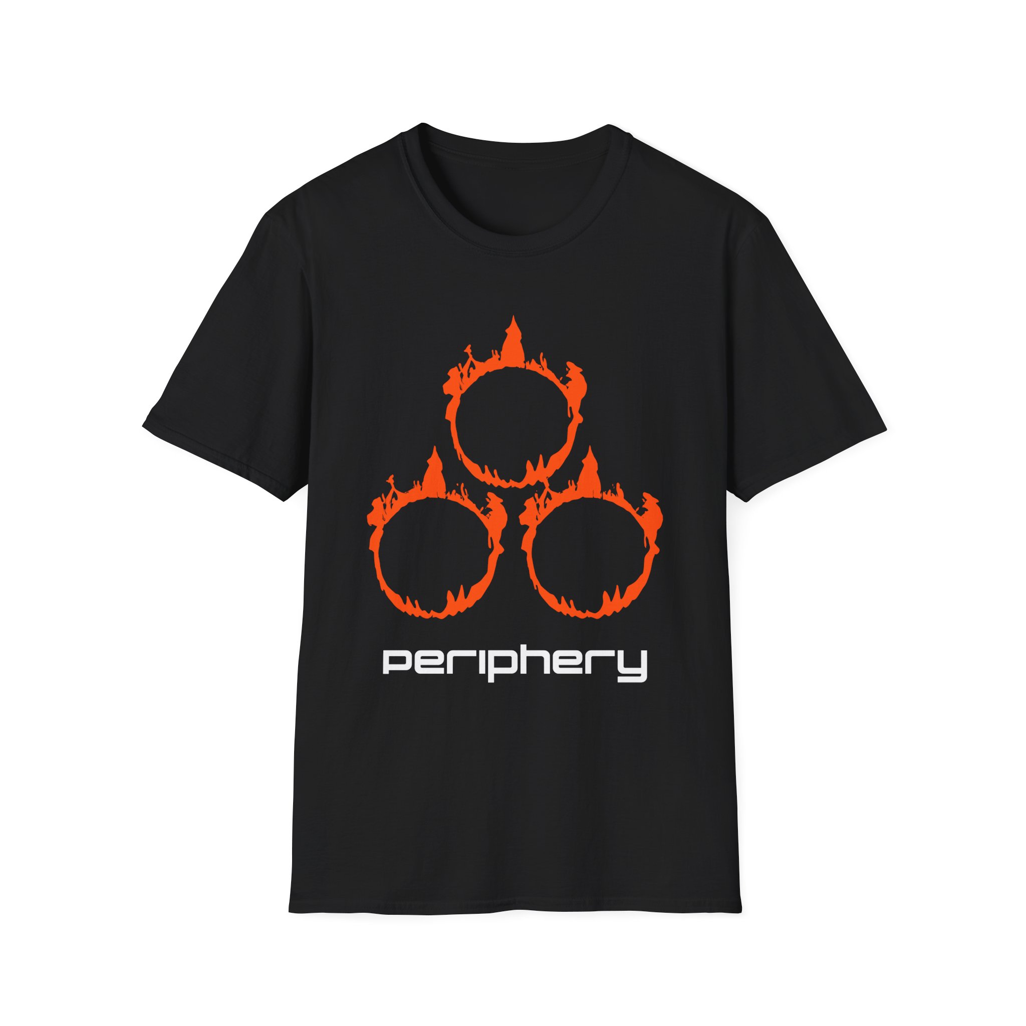 Periphery Circle Flames Unisex Softstyle T-Shirt