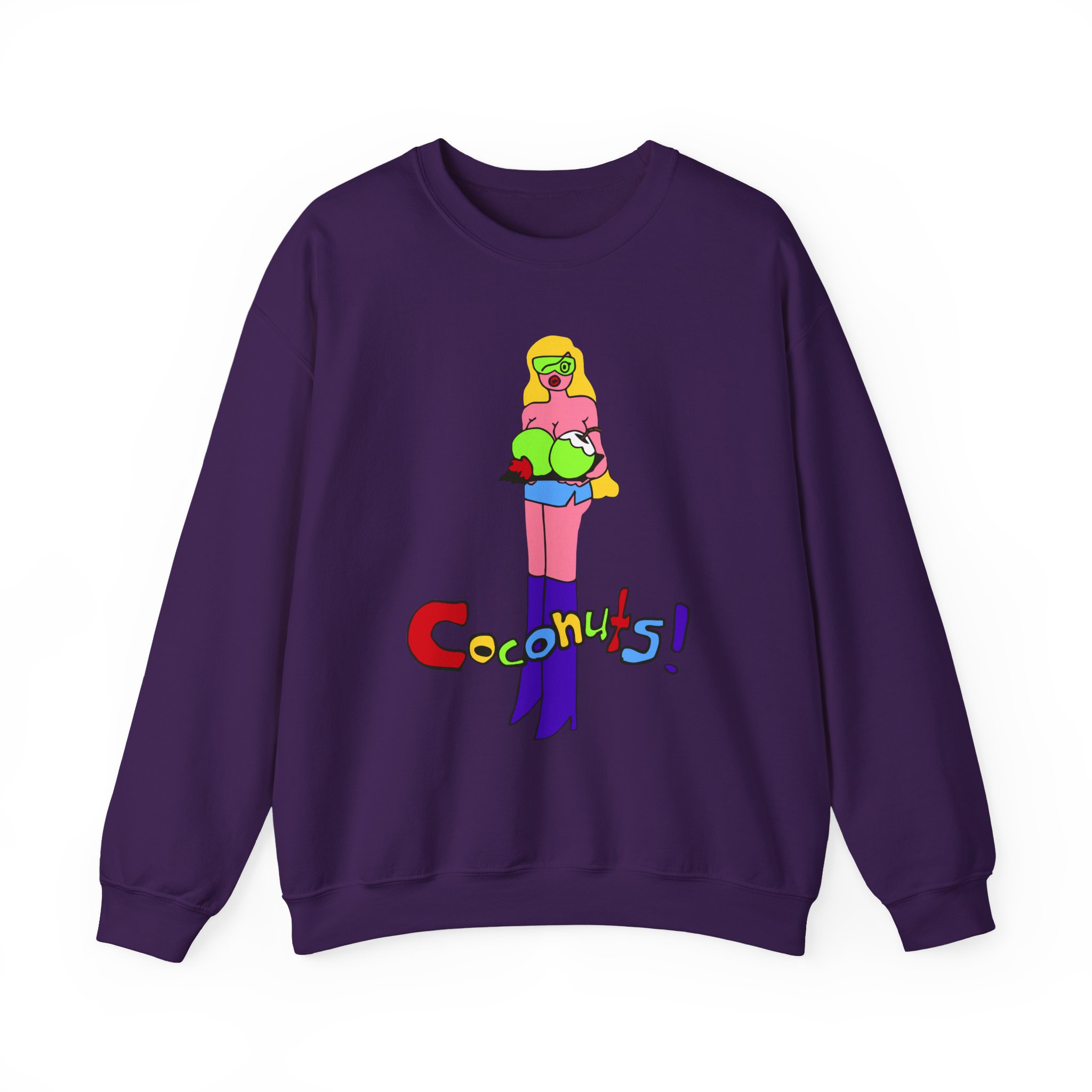 Kim Petras Coconuts Unisex Heavy Blendâ„¢ Crewneck Sweatshirt