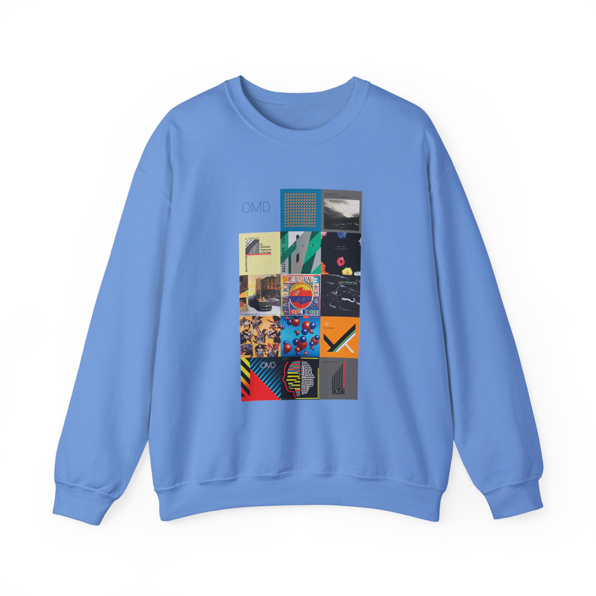 Omd Discography Unisex Heavy Blendâ„¢ Crewneck Sweatshirt