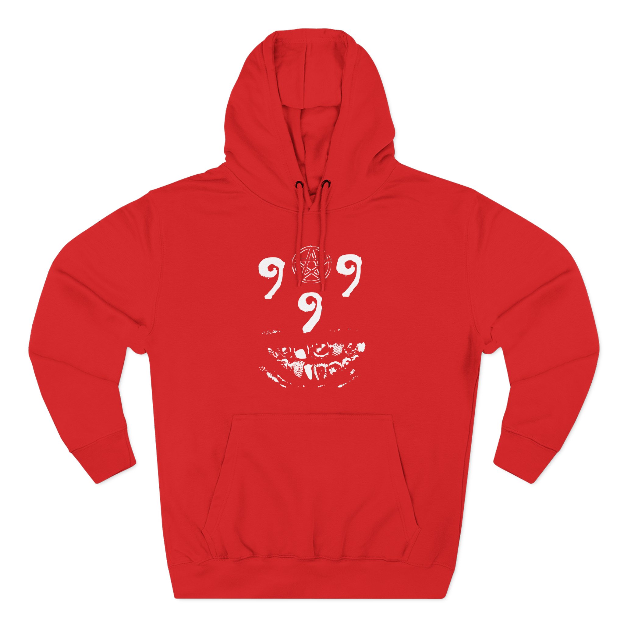 Ho99o9 When a Dog Shows His Teeth Three-Panel Fleece Hoodie