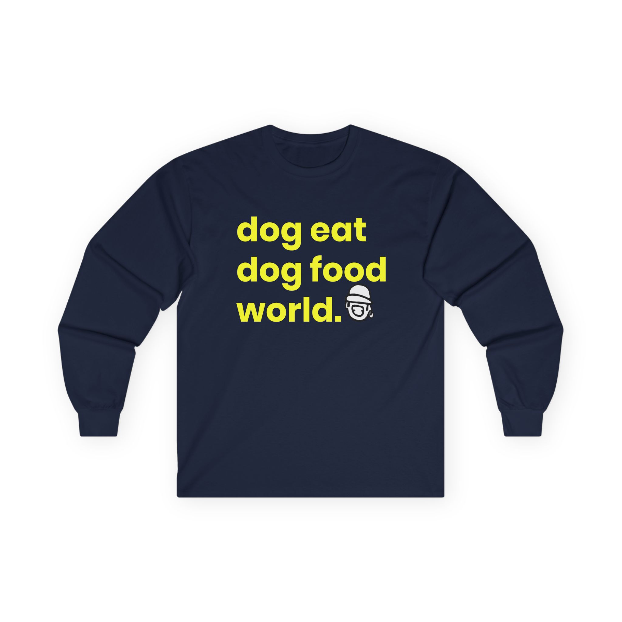 Niko B Dog Eat Dog Food World Unisex Ultra Cotton Long Sleeve Tee