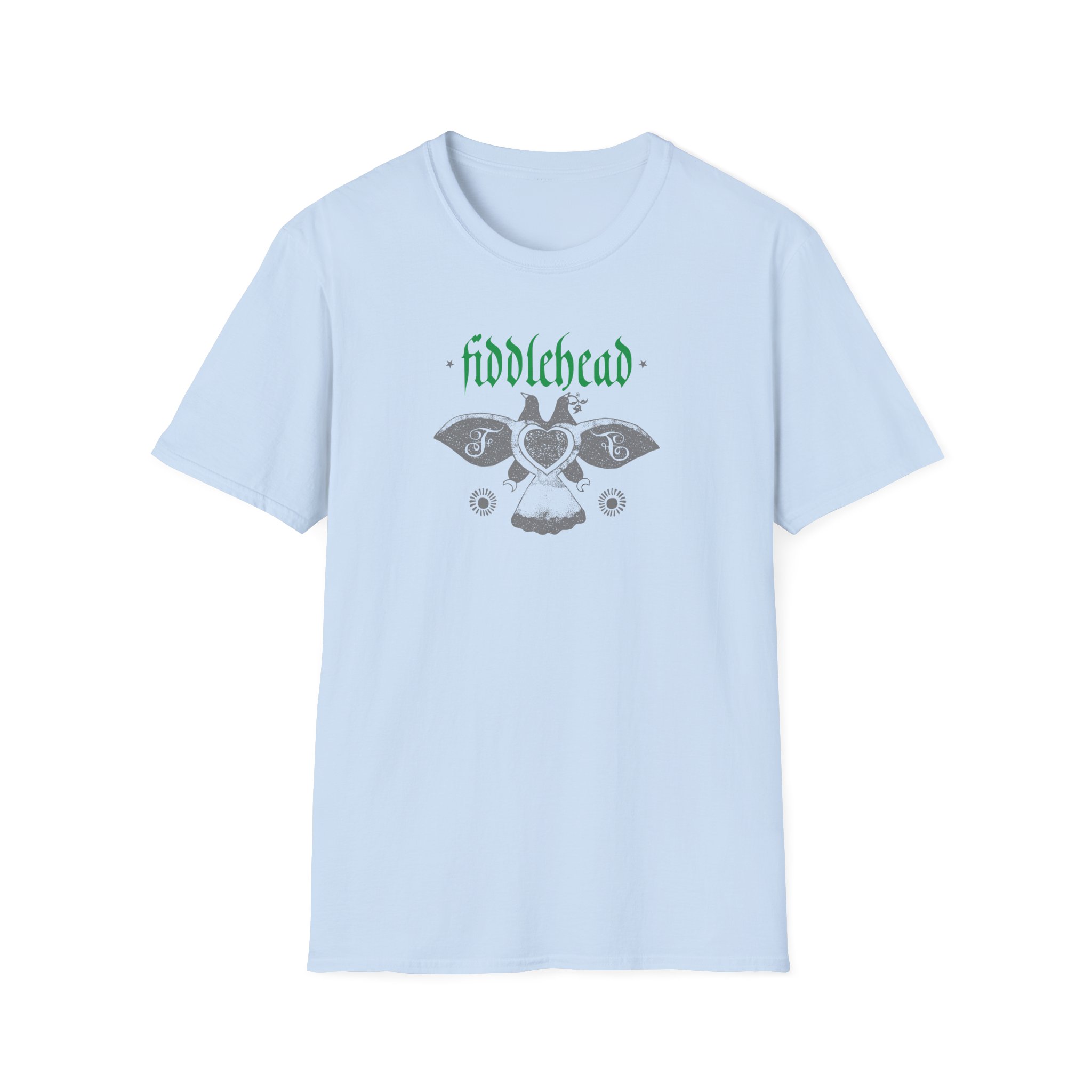 Fiddlehead Dove Unisex Softstyle T-Shirt