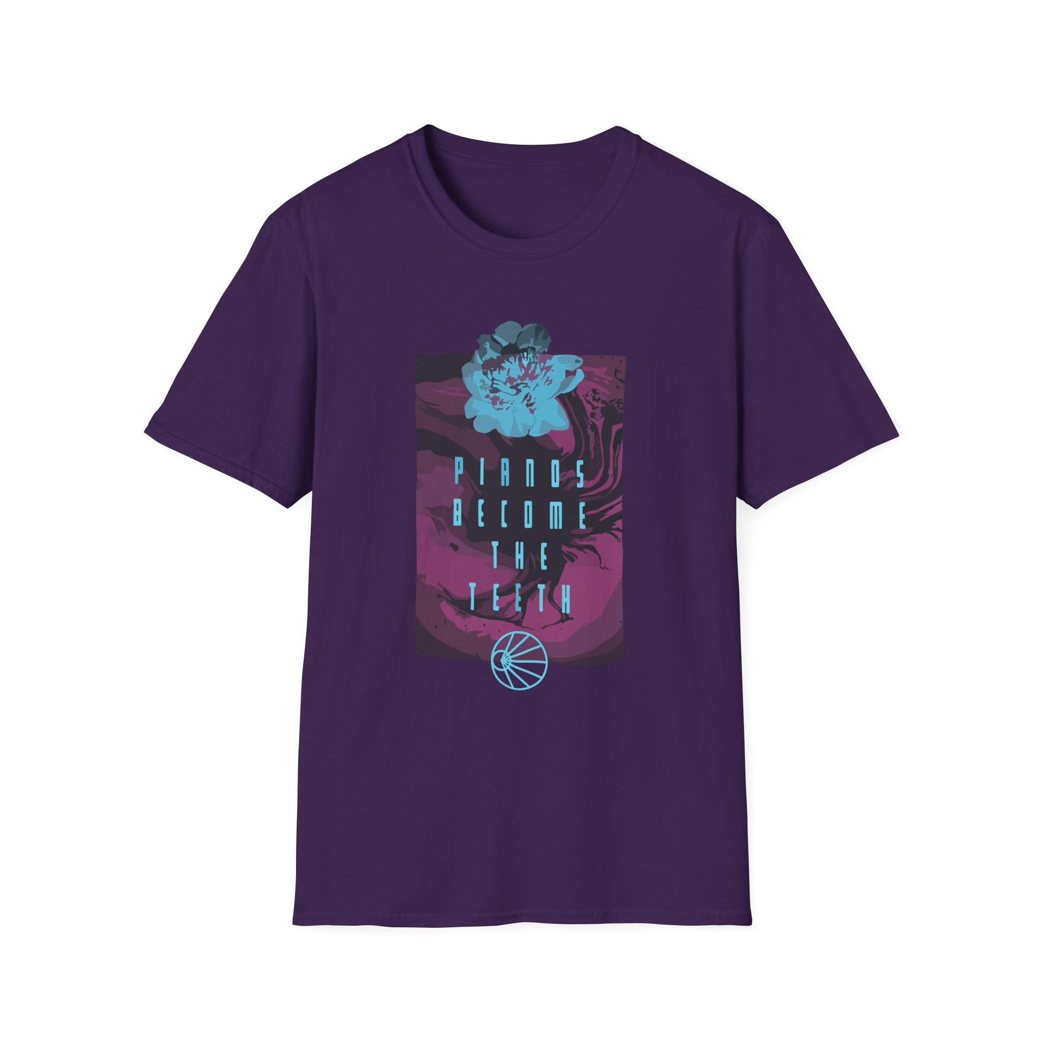 Pianos Become the Teeth Abstract Flowers Unisex Softstyle T-Shirt