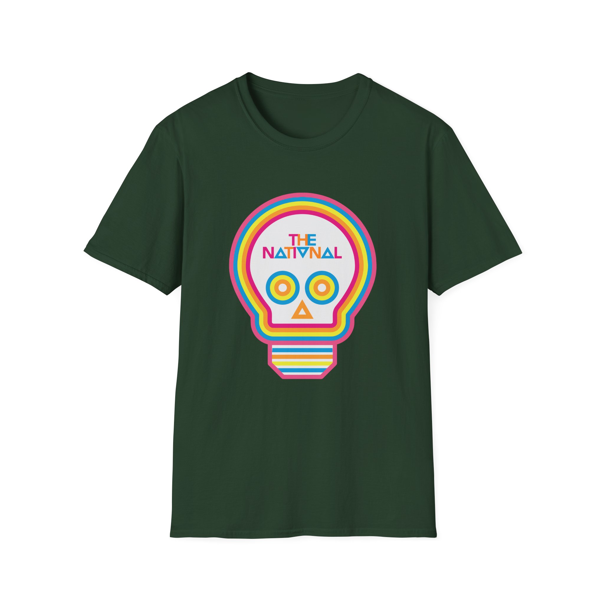 The National Lightbulb Skull Unisex Softstyle T-shirt