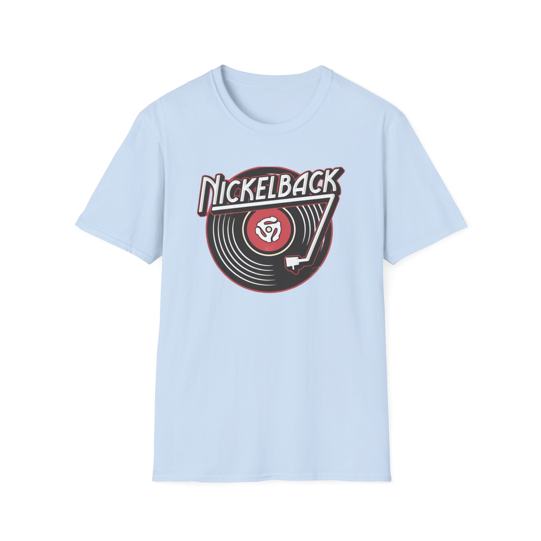 Nickelback Record Natural Ringer Unisex Softstyle T-Shirt