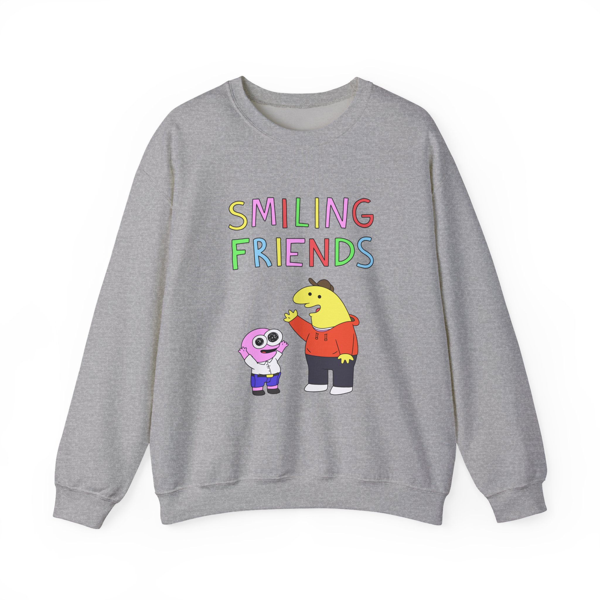 Smiling Friends Charlie Pim Allan Glep Unisex Heavy Blend Crewneck Sweatshirt