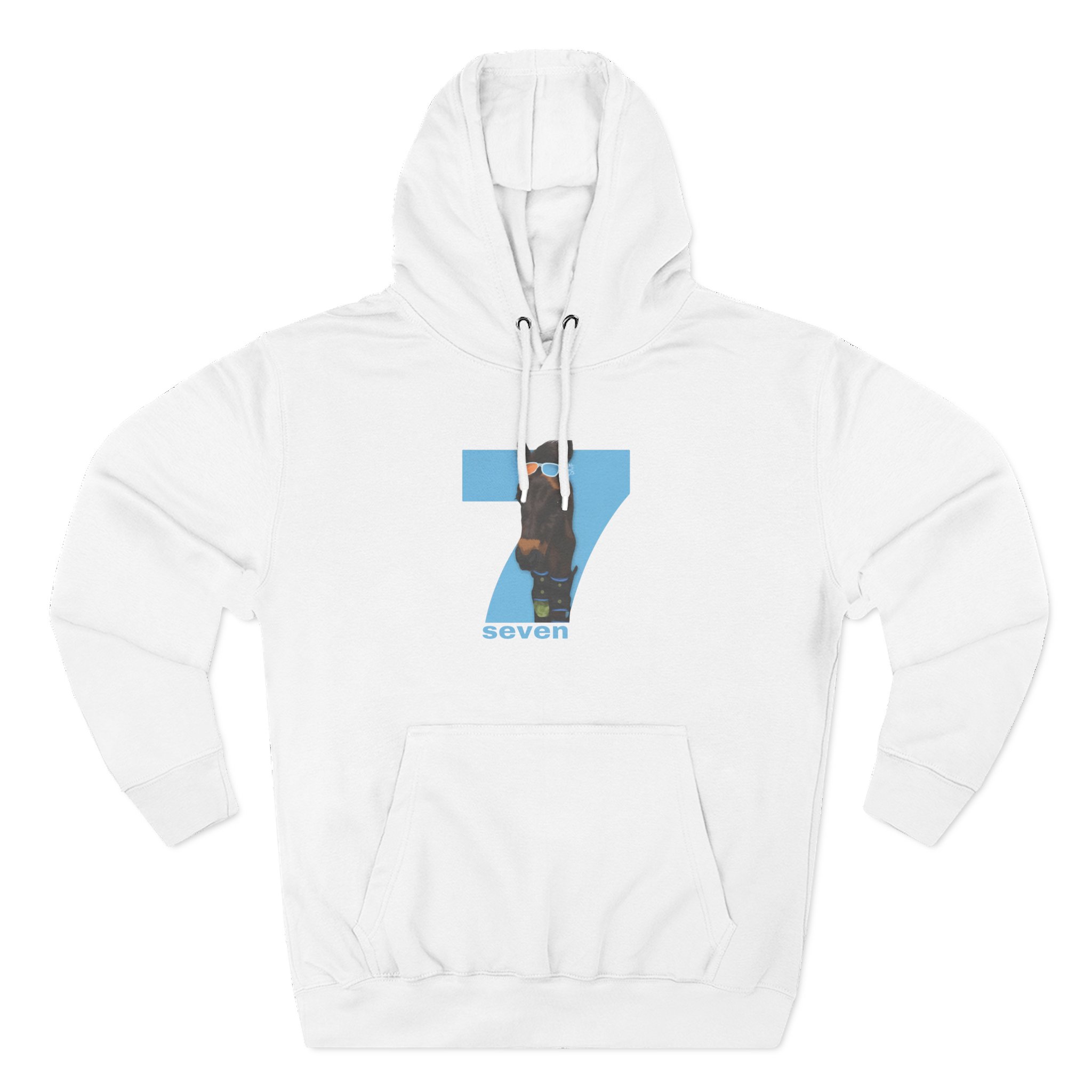 Katie Van Slyke Shady Seven Three-Panel Fleece Hoodie