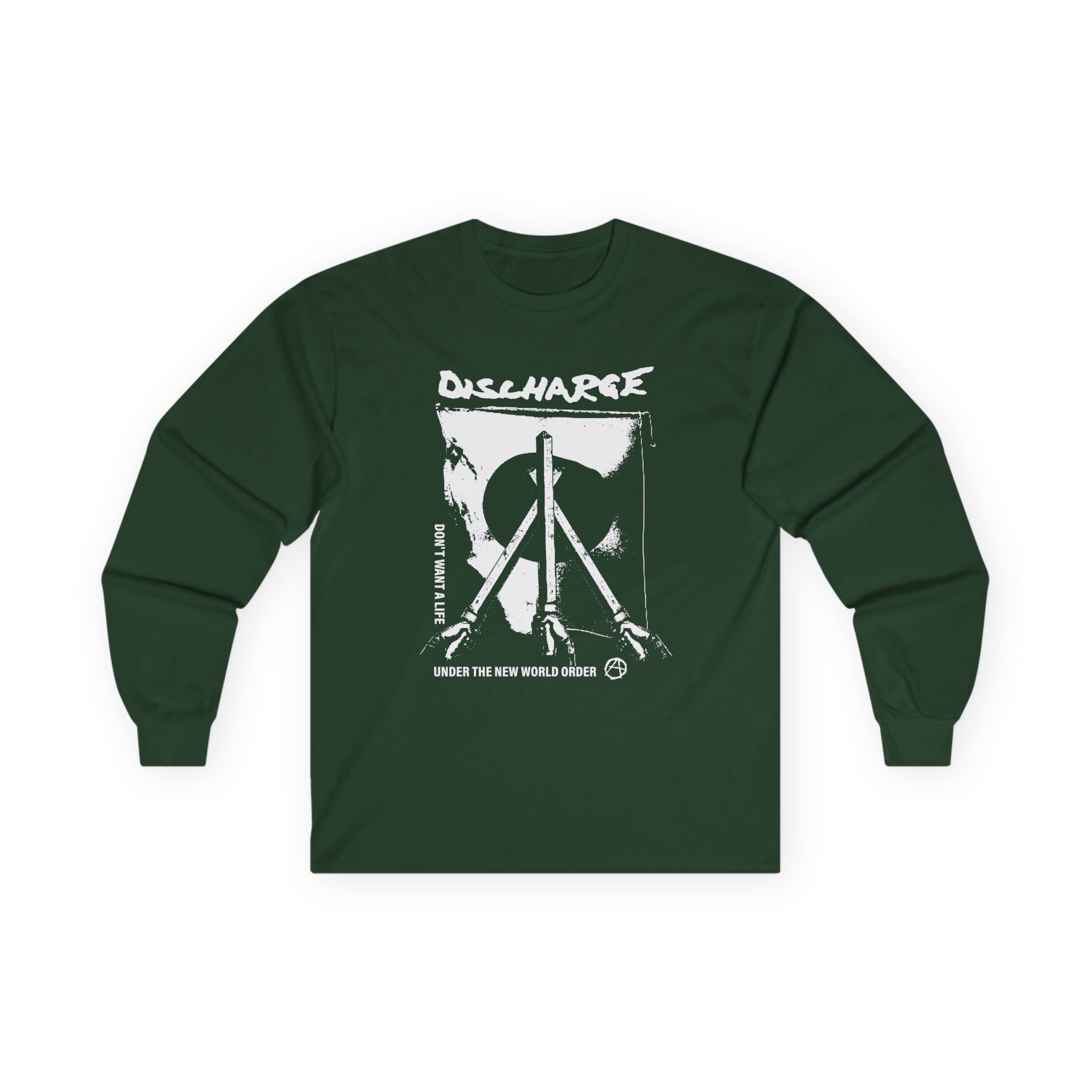 Discharge New World Order Unisex Ultra Cotton Long Sleeve Tee