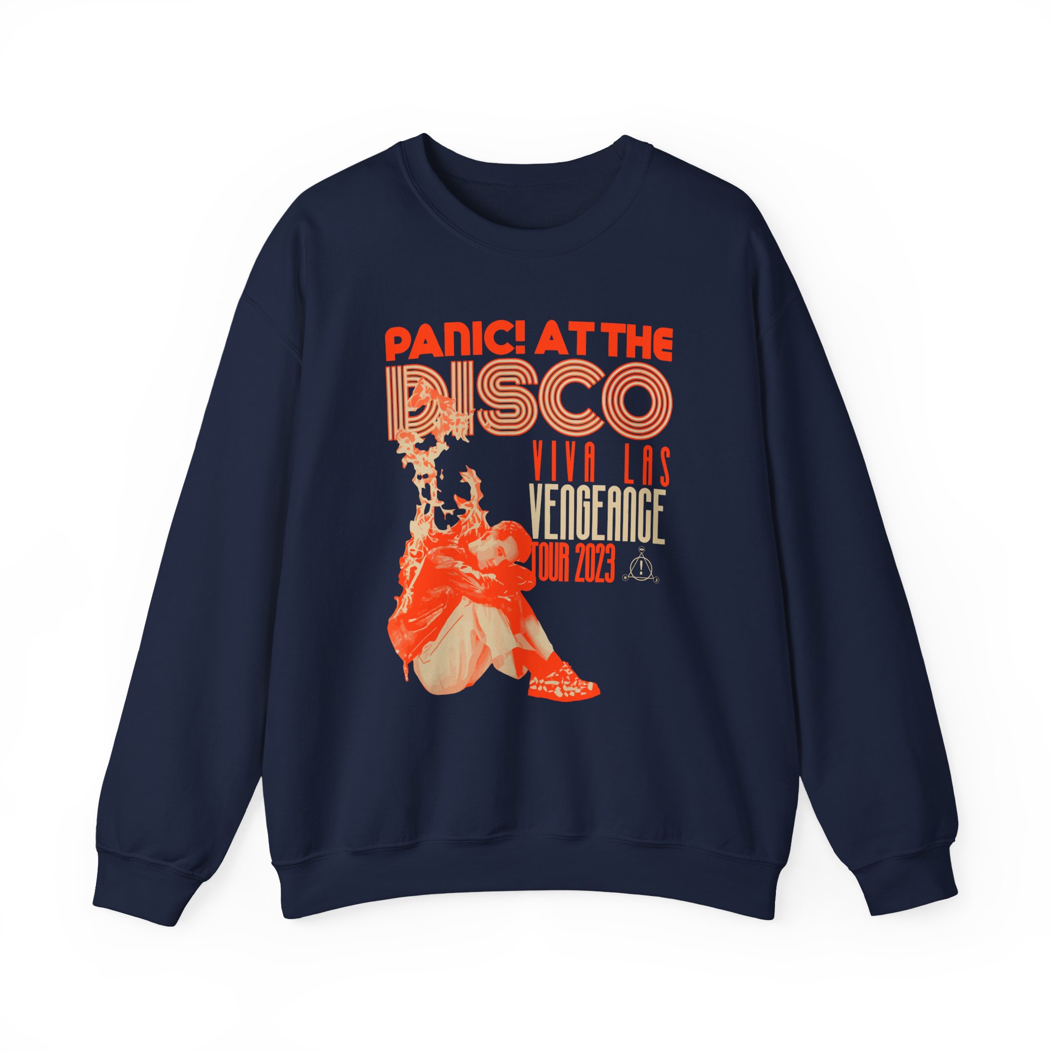 Panic at the Disco Eu/uk Flame Tour Unisex Heavy Blendâ„¢ Crewneck Sweatshirt