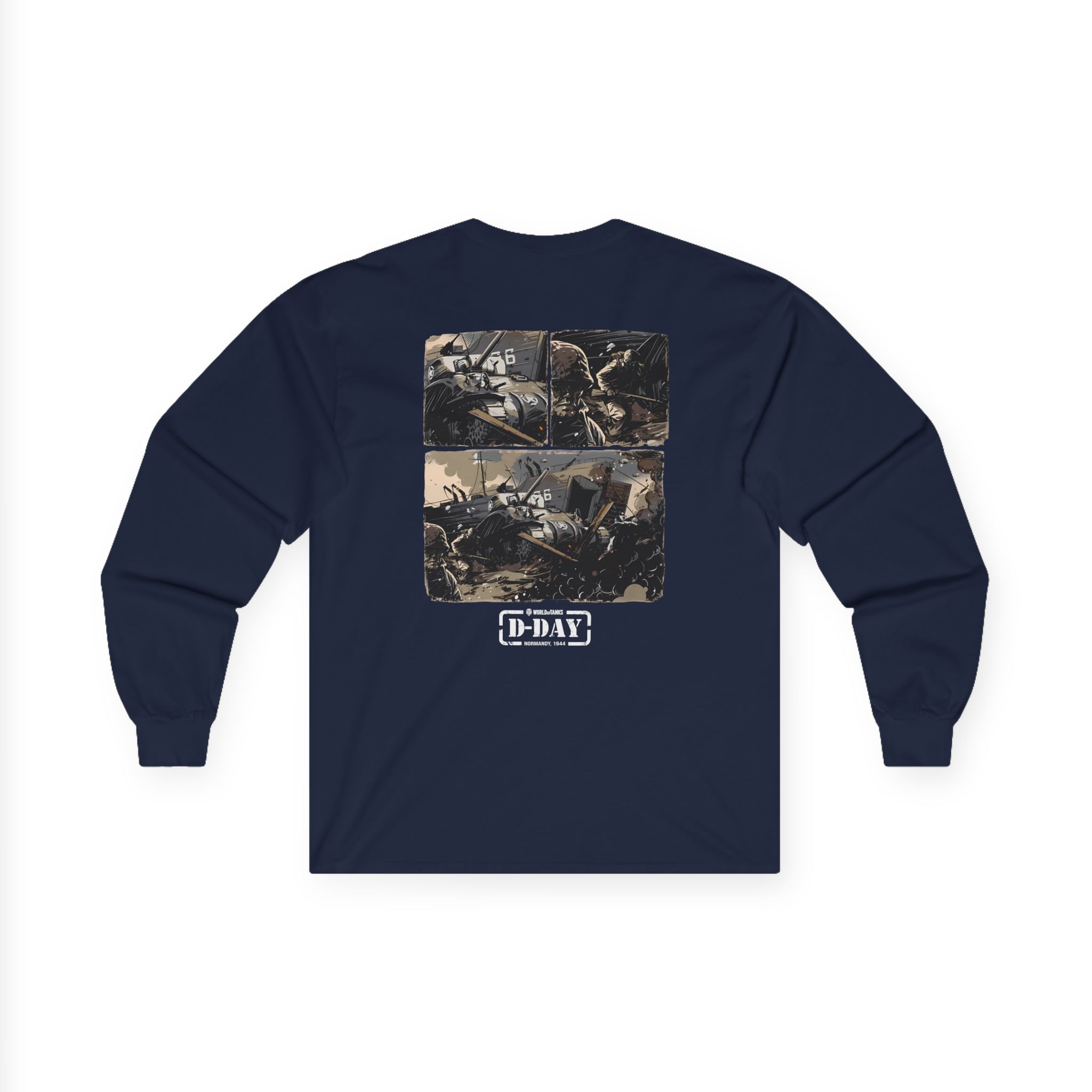 World of Tank Wot D-day Fury Storm Unisex Ultra Cotton Long Sleeve Tee