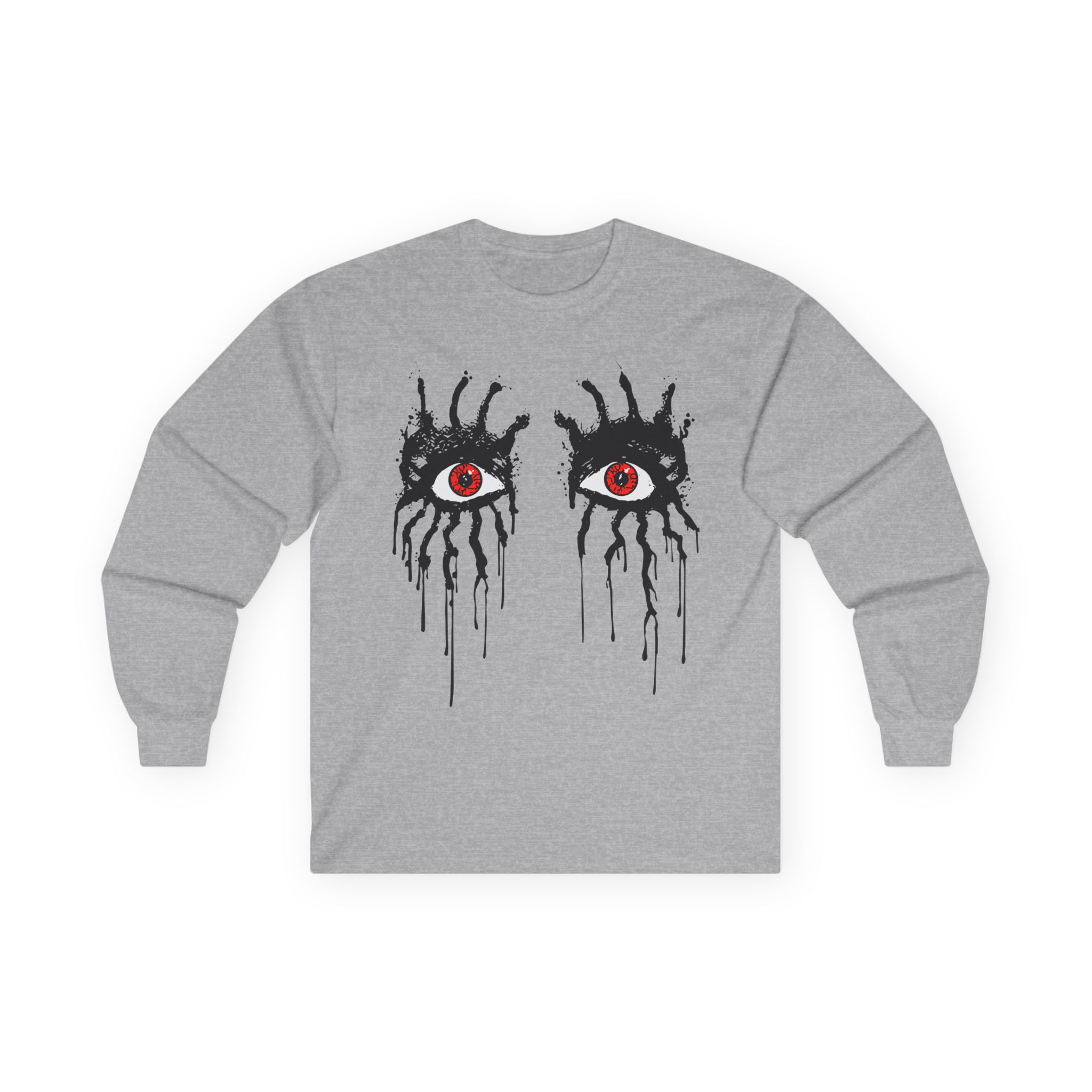 Alice Cooper Dripping Eyes Unisex Ultra Cotton Long Sleeve Tee