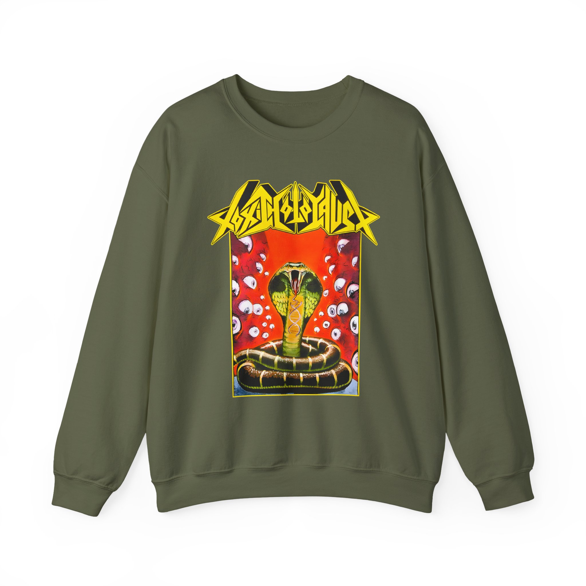 Toxic Holocaust Chemistry of Consciousness Album Art Unisex Heavy Blendâ„¢ Crewneck Sweatshirt