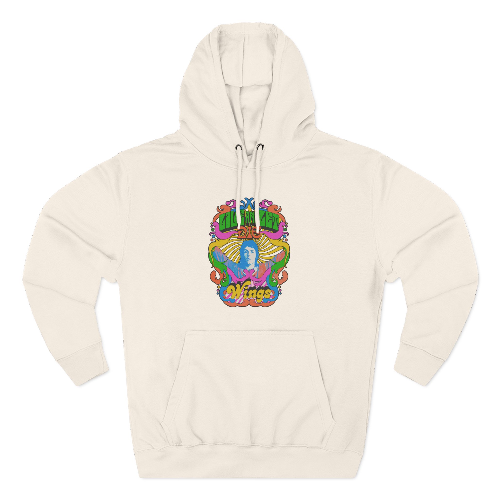 Wings Live And Let Die Three-Panel Fleece Hoodie