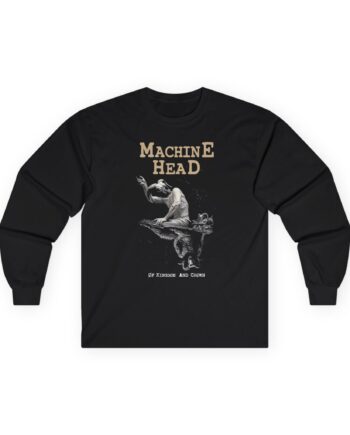 Machine Head Øf Kingdøm and Crøwn Unisex Ultra Cotton Long Sleeve Tee