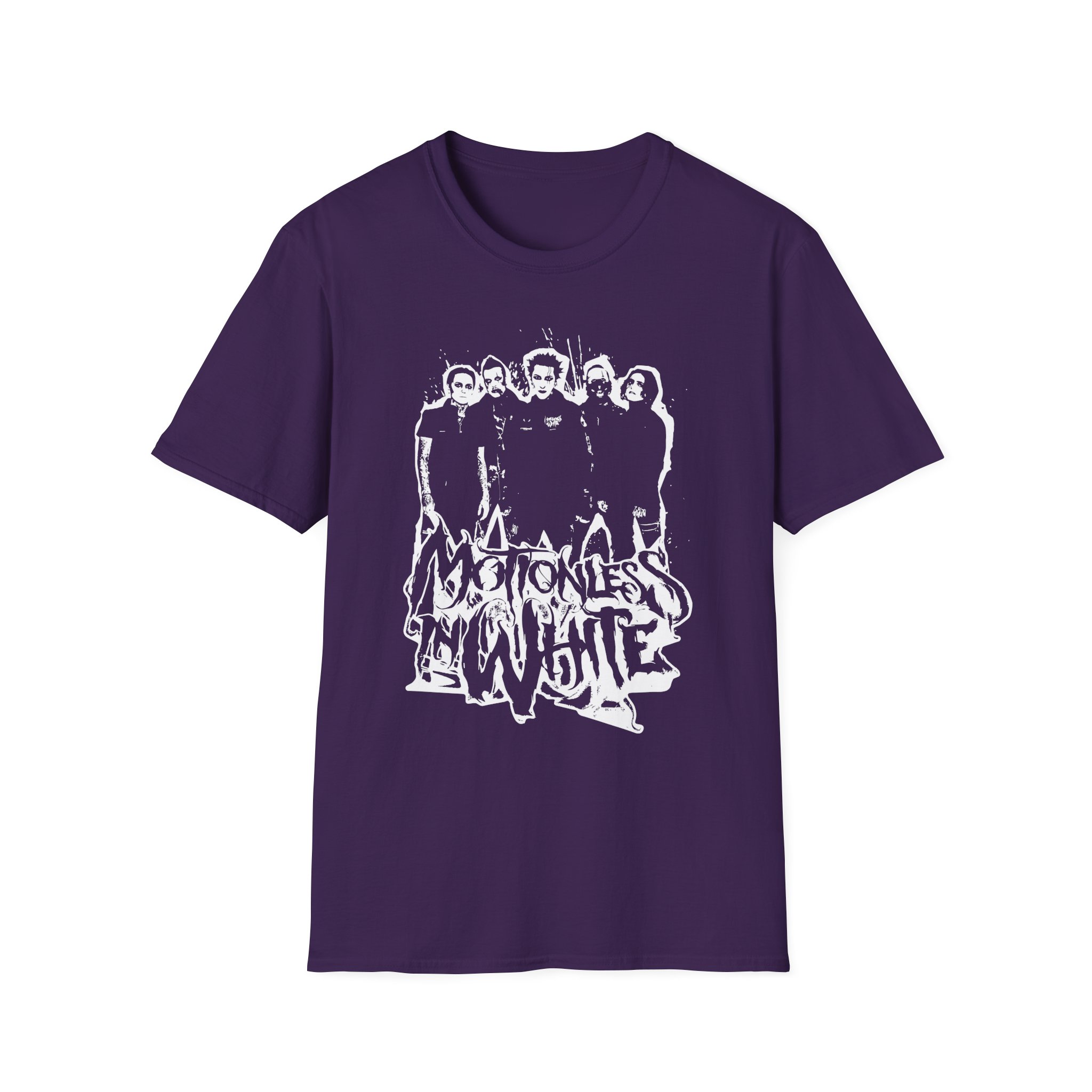 Motionless in White Paint Splatter Unisex Softstyle T-Shirt