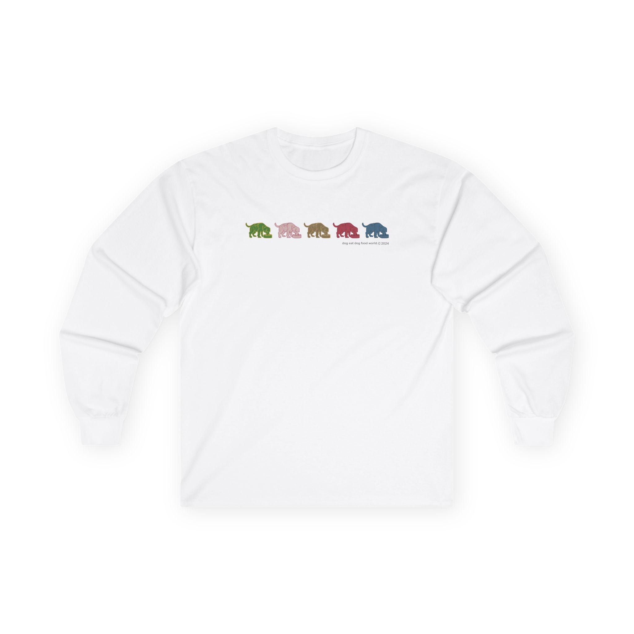 Niko B 5 Dogs Unisex Ultra Cotton Long Sleeve Tee