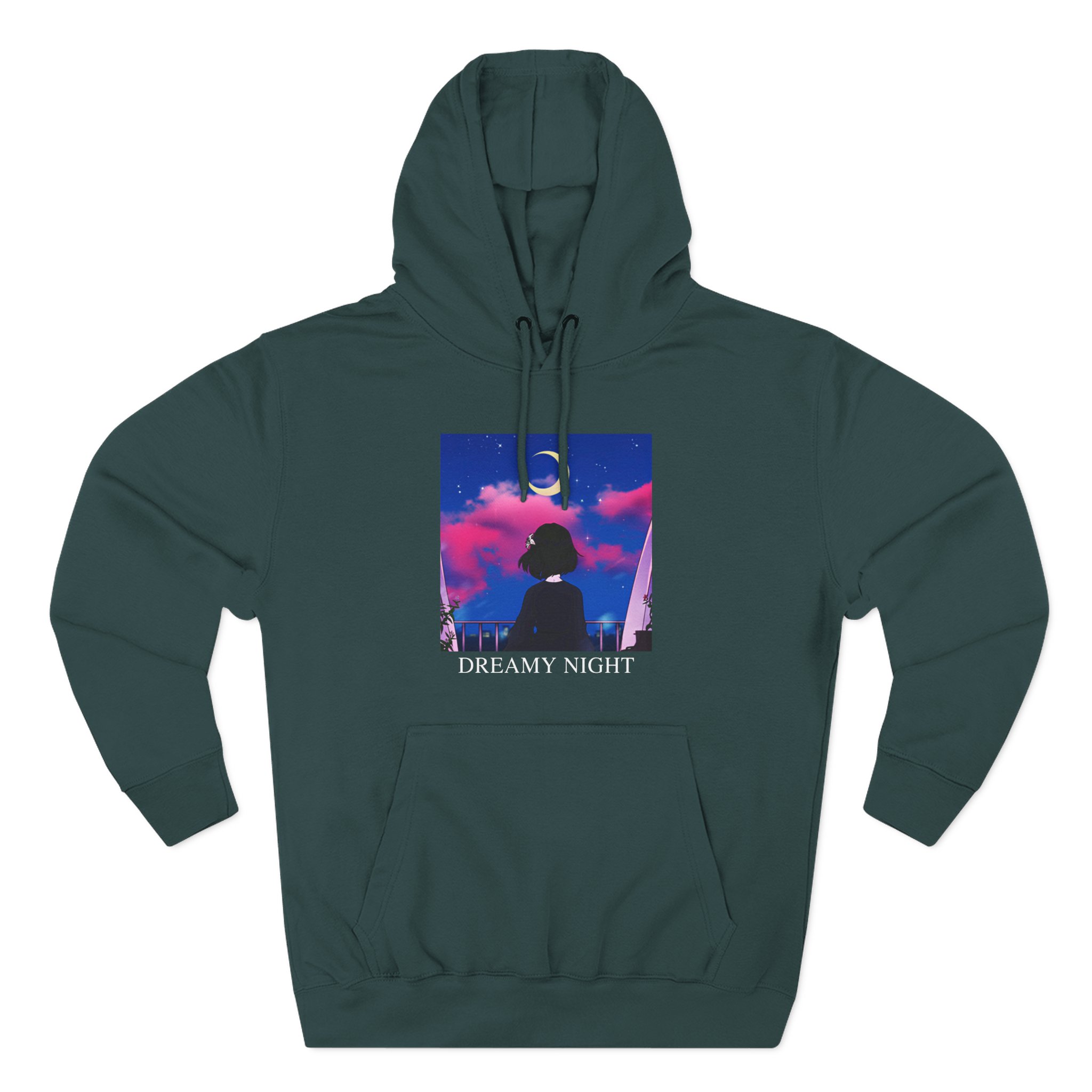 Lilypichu Dreamy Night Three-Panel Fleece Hoodie