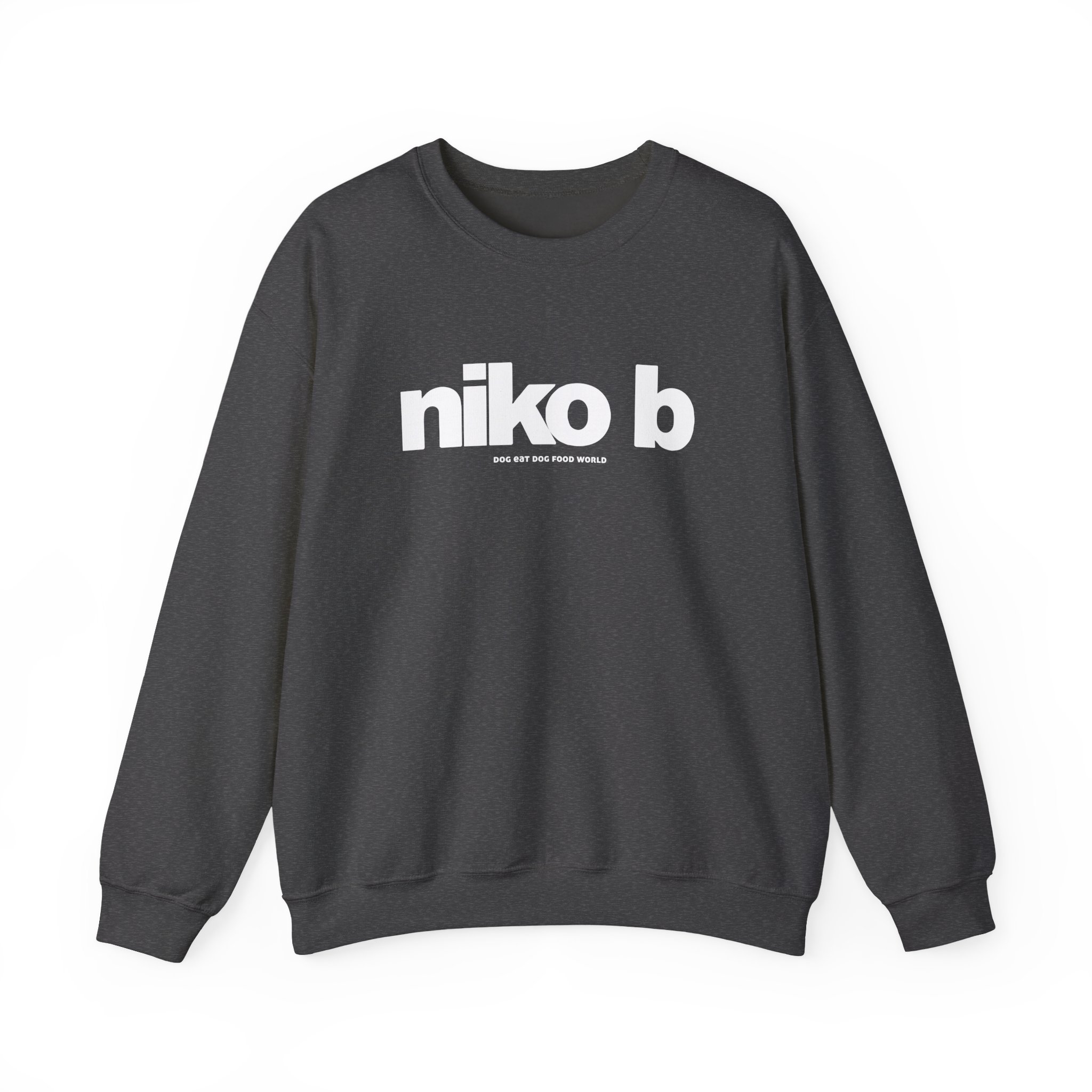 Niko B Dog Eat Dog Food World Unisex Heavy Blend Crewneck Sweatshirt